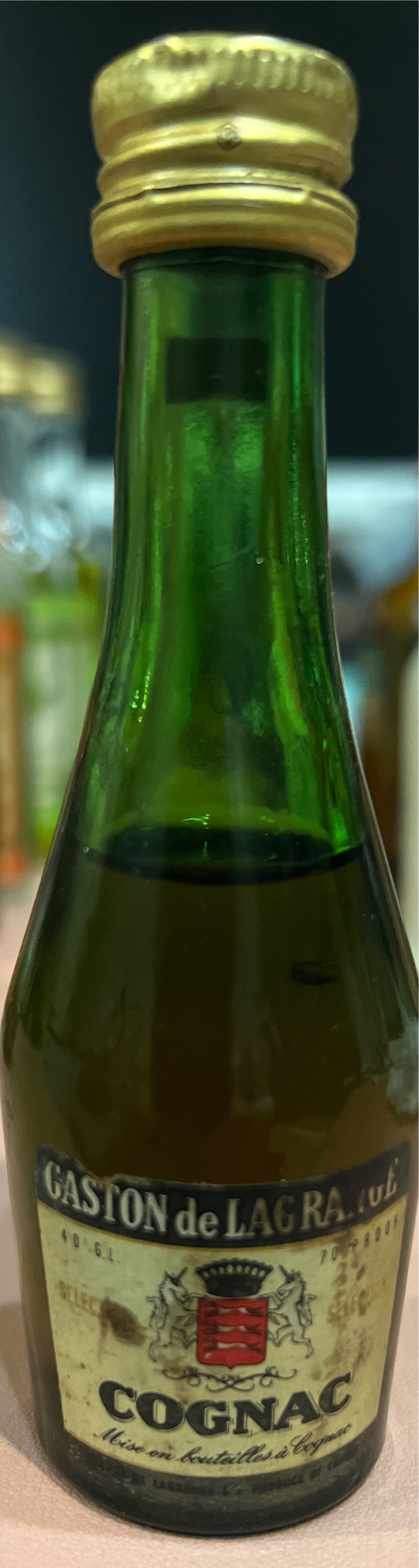 Gaston De Lagrange - Chateau de Cognac S.A. (50 mL) alcohol collectible - Main Image 3