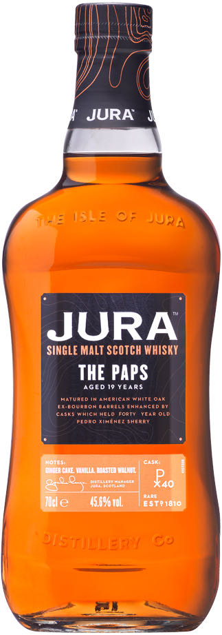 Jura The Paps 19 Year Old - Jura Distillery (700 mL) alcohol collectible [Barcode 5013967013186] - Main Image 3