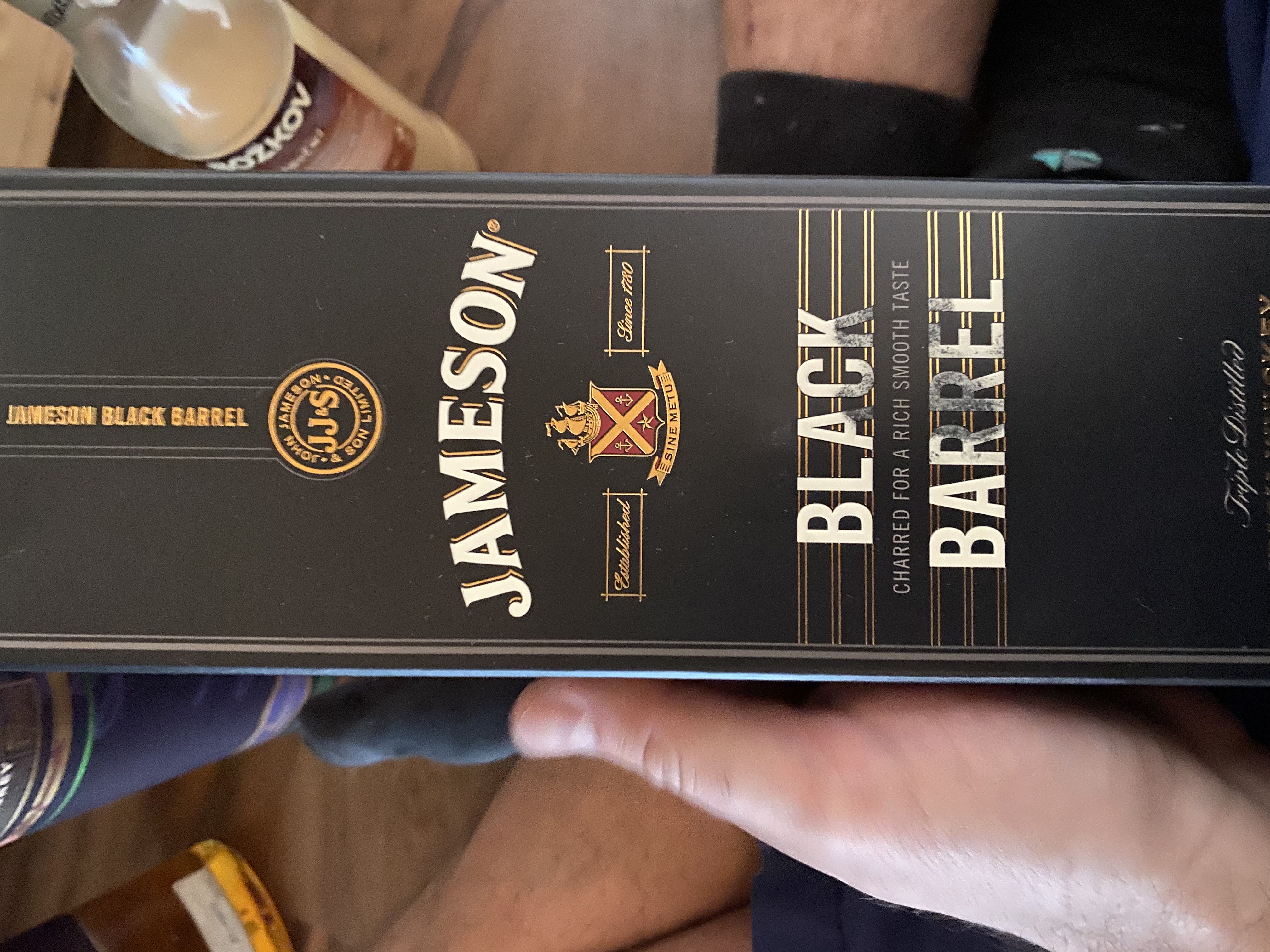 Jameson Black Barrel - John Jameson & Son (750 mL) alcohol collectible - Main Image 2