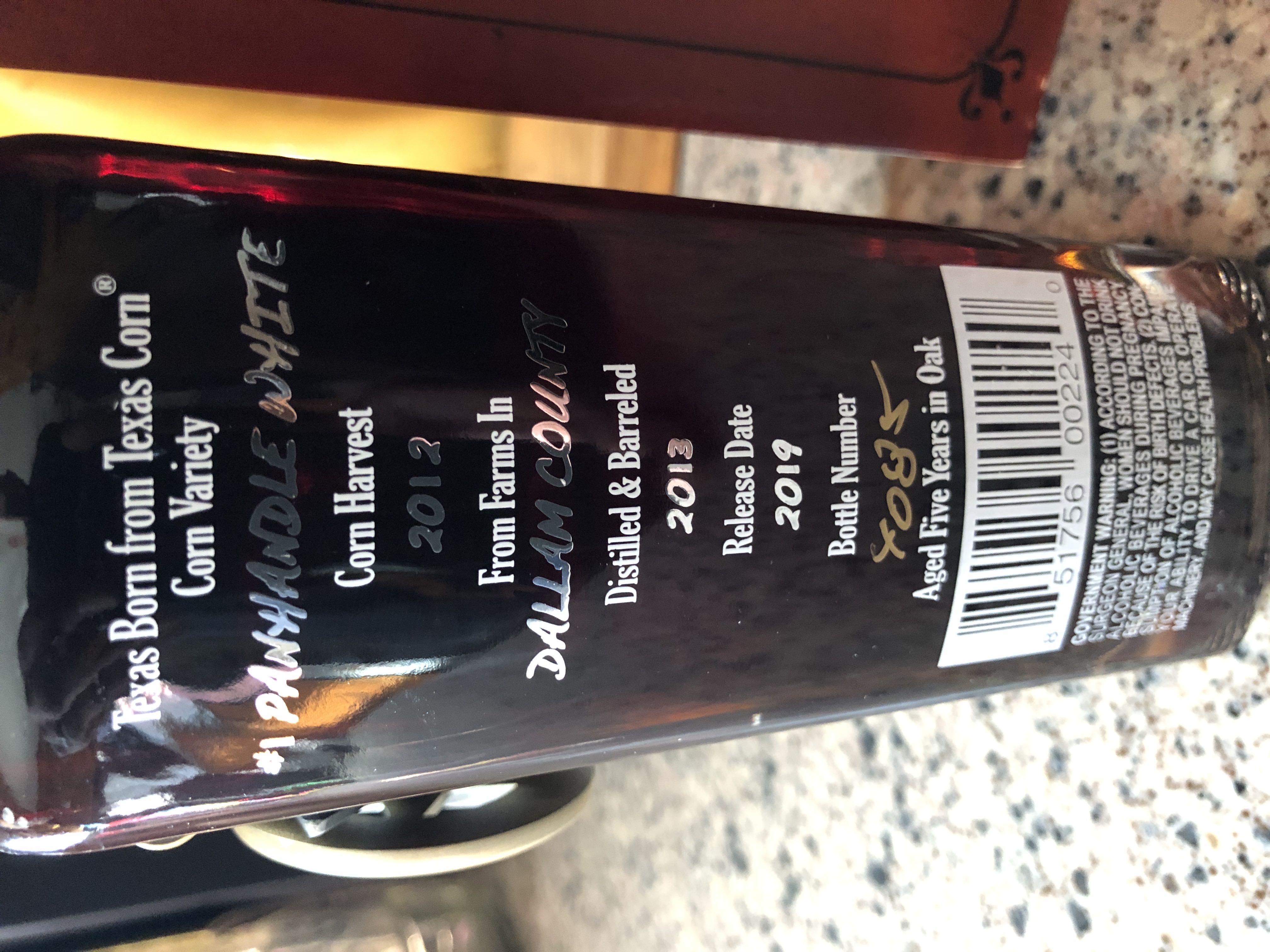 Garrison Brothers Cowboy Bourbon 2019 - Garrison Brothers Distillery (750 mL) alcohol collectible - Main Image 3