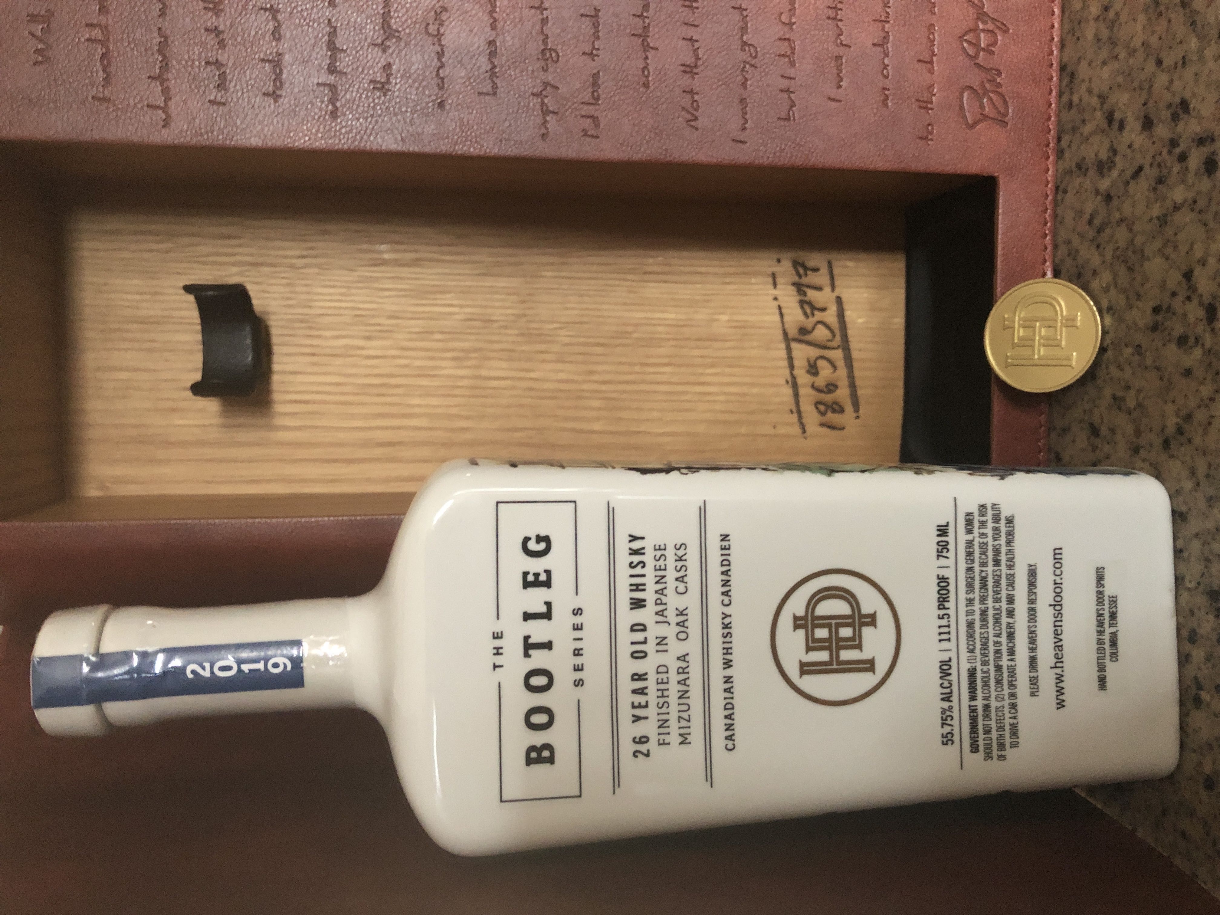 Heaven’s Door Bootleg 2019 - Heaven Door Spirits (750 mL) alcohol collectible [Barcode 736040000013] - Main Image 4