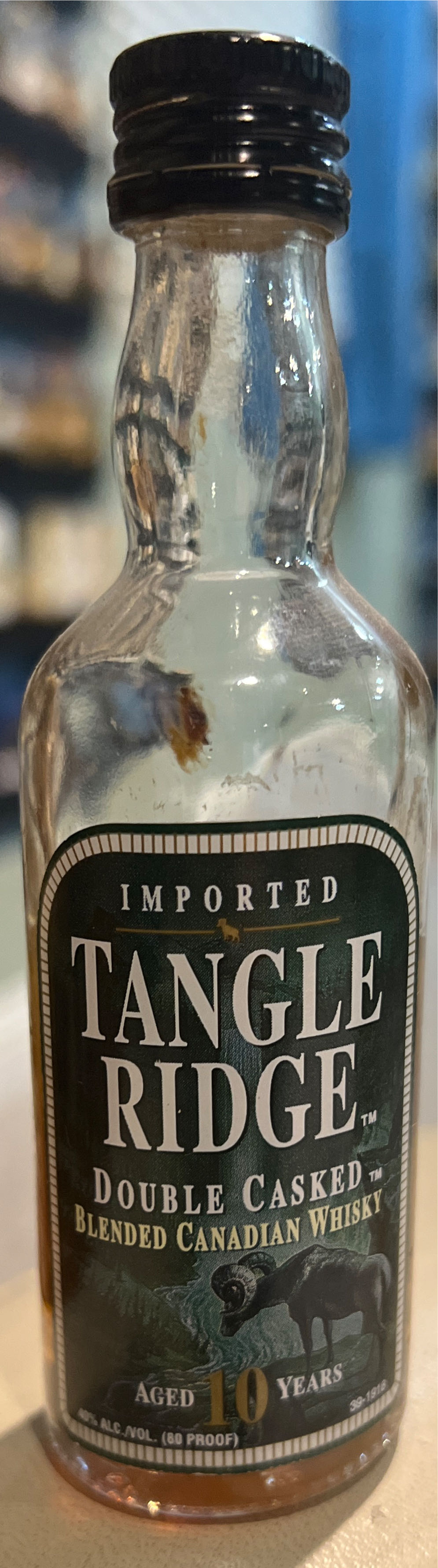 Tangled Ridge Double Casked - Alberta Distillers Limited (50mL) alcohol collectible [Barcode 080686595908] - Main Image 2