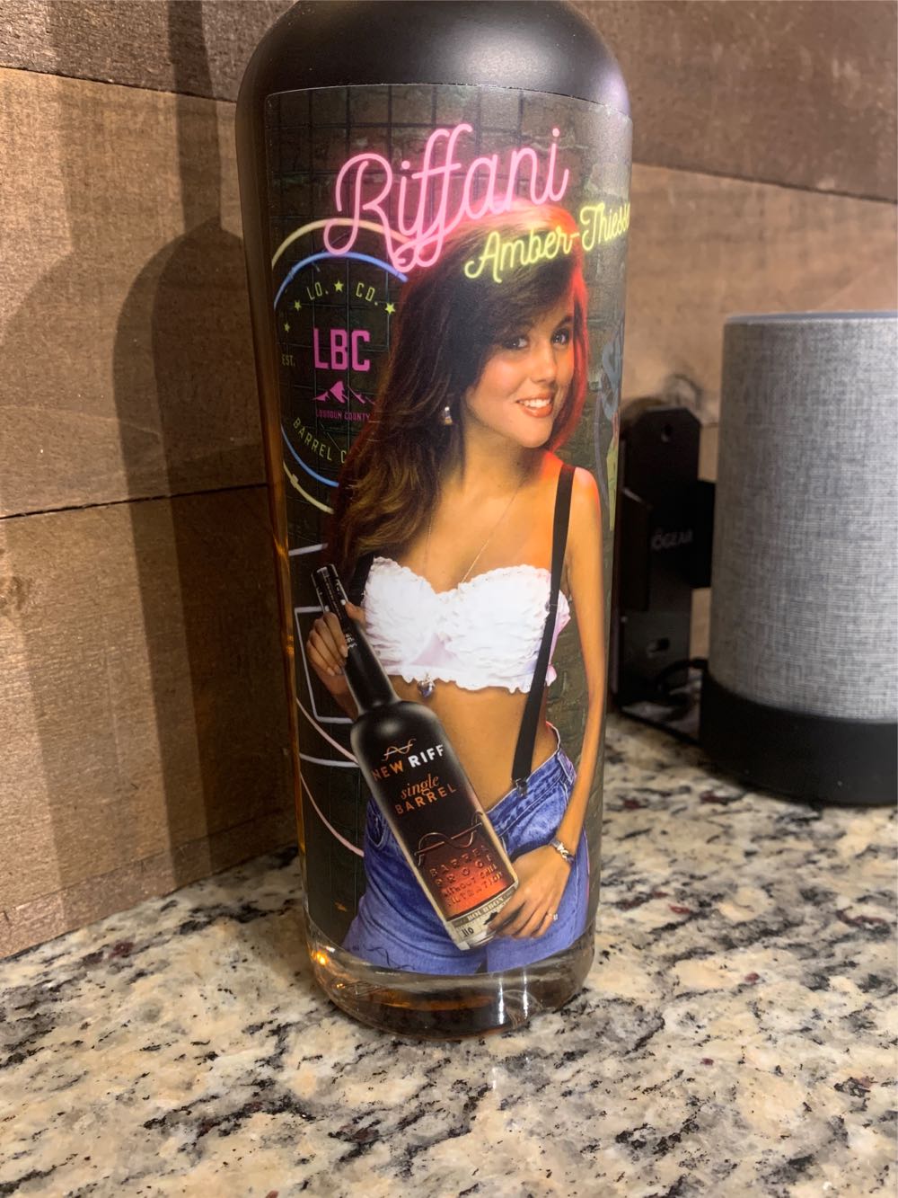 New Riff Single Barrel - New Riff Distilling (750mL) alcohol collectible [Barcode 856302005287] - Main Image 3