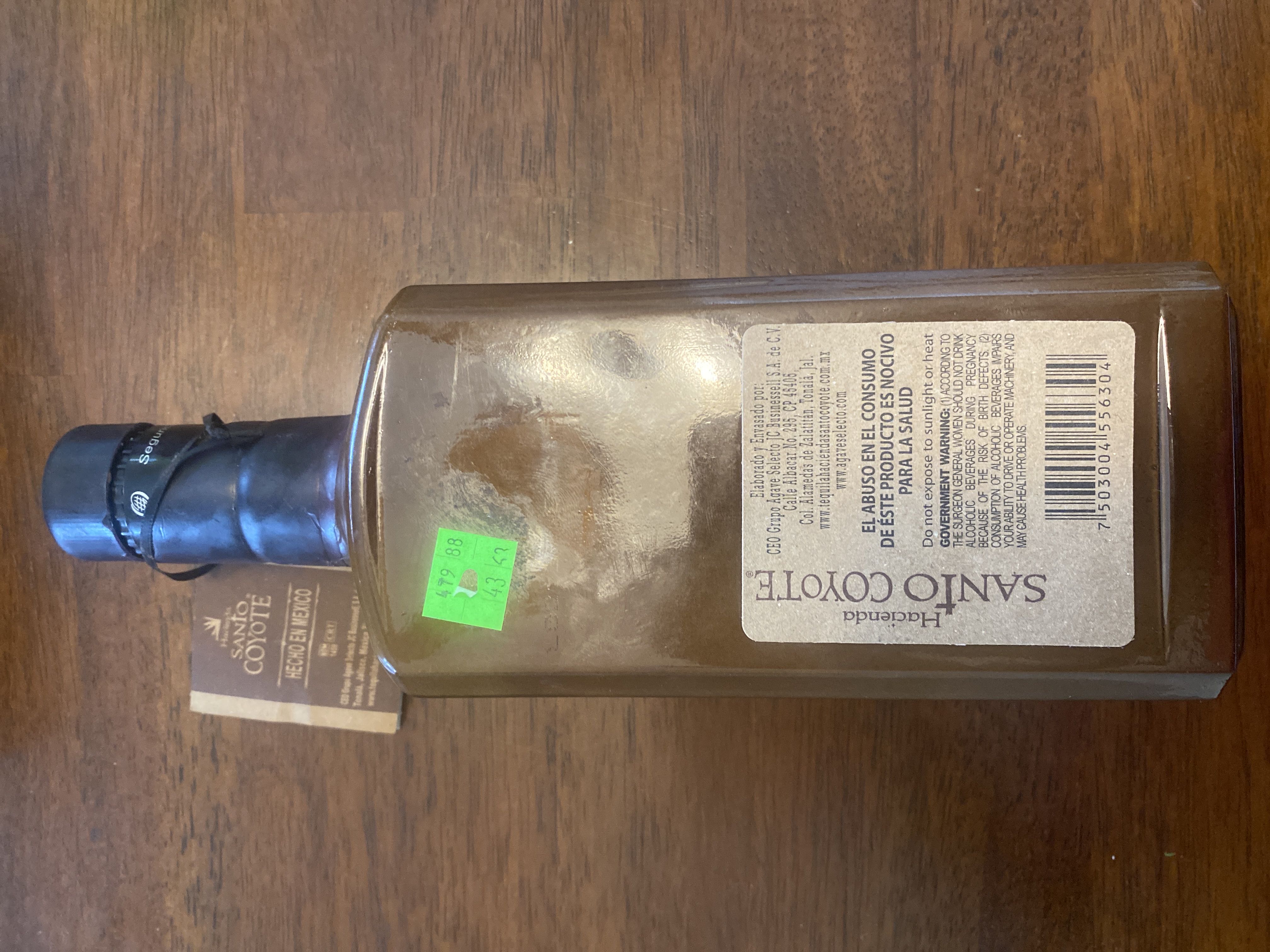 Crema De Chocolate Al Agave - Hacienda Santo Coyote (750 mL) alcohol collectible - Main Image 2