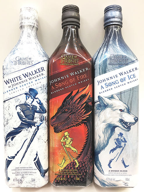 Johnnie Walker A Song Of Fire - Johnnie Walker & Sons (750 mL) alcohol collectible - Main Image 2