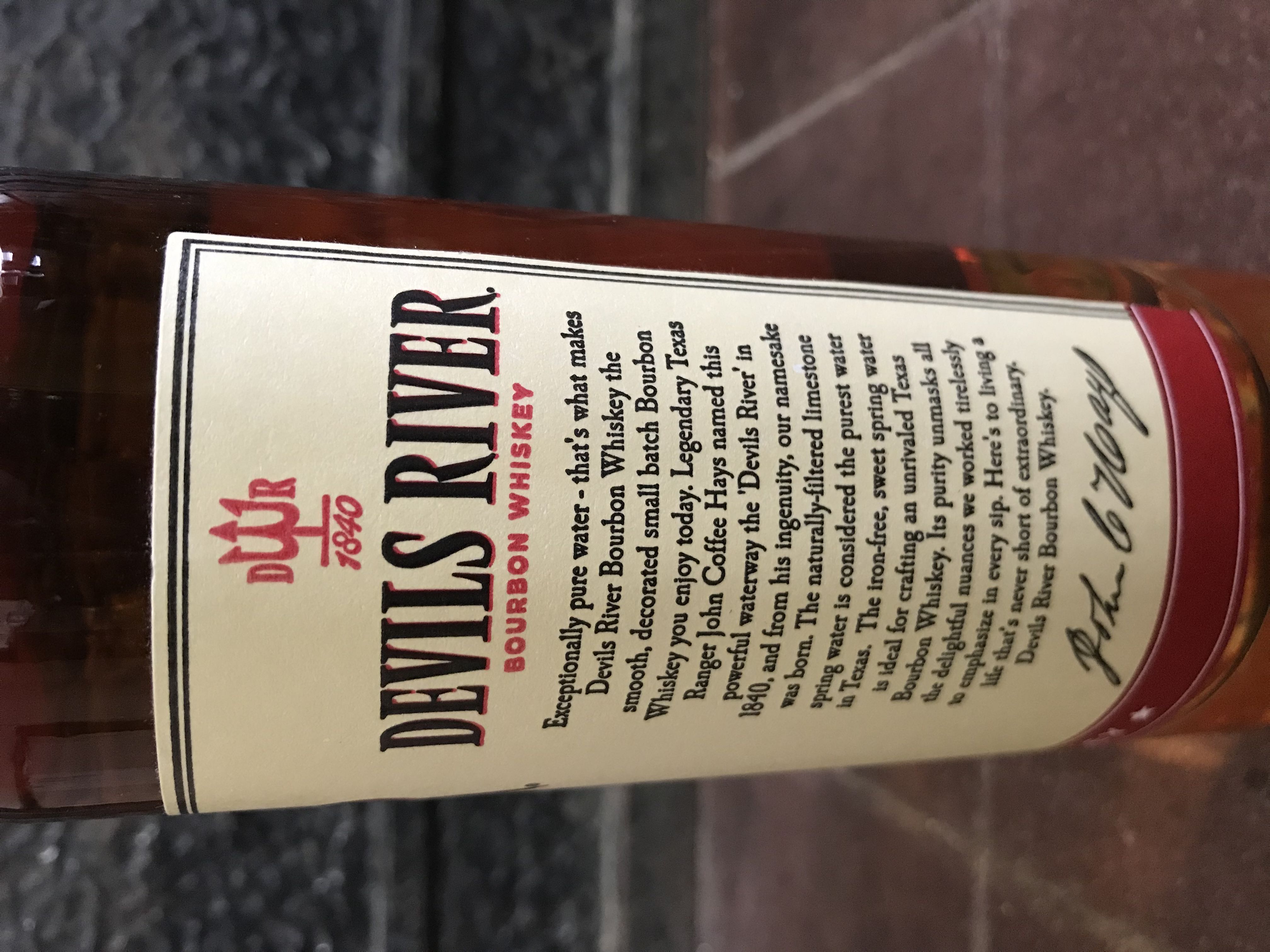 Small Batch Bourbon, Rye, And Barrel Strength Whiskey - Devils River Whiskey (750 mL) alcohol collectible [Barcode 863431000304] - Main Image 2