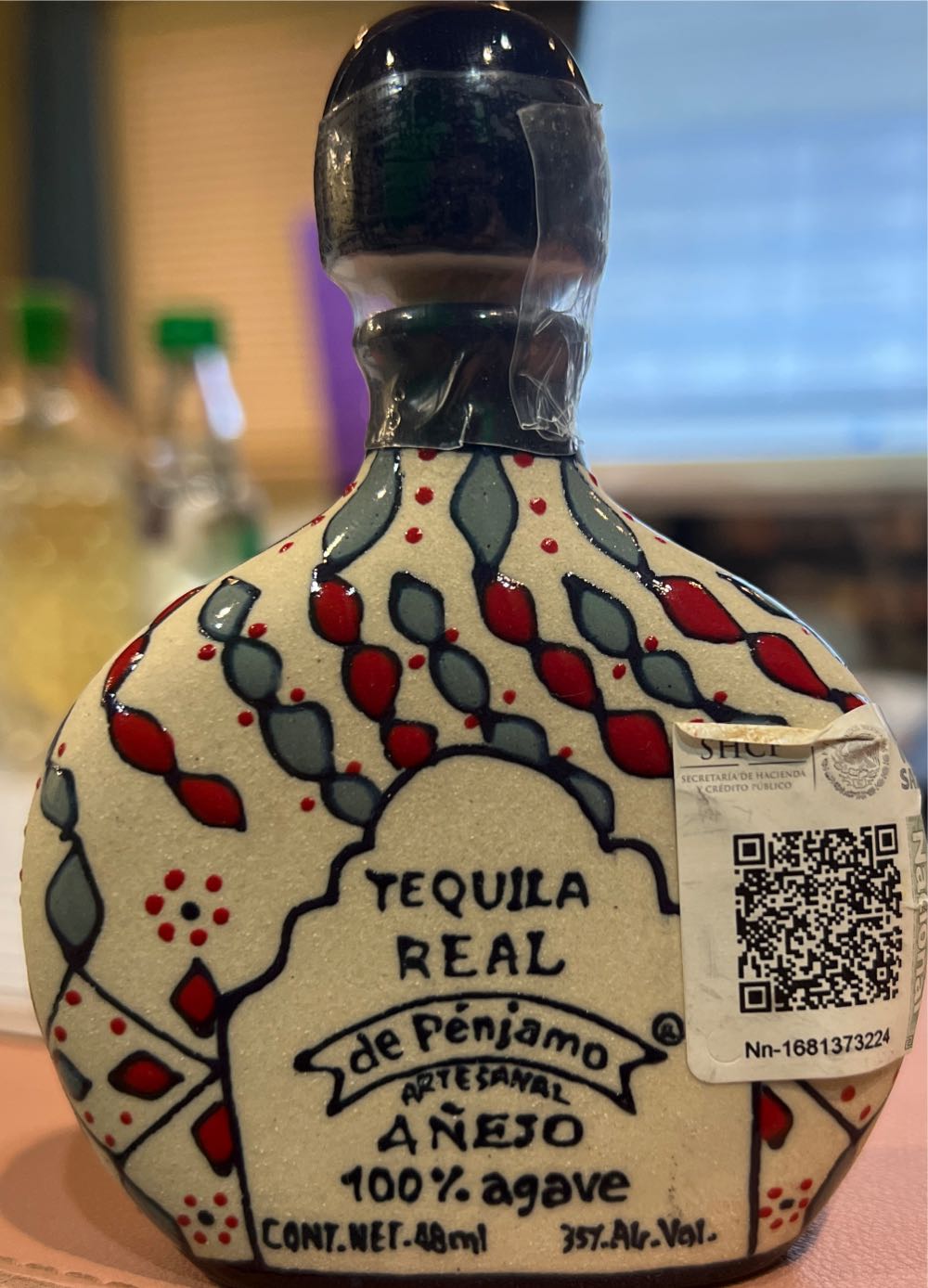 Tequila Real De Penjamo Artesanal Anejo  (50 mL) alcohol collectible - Main Image 2