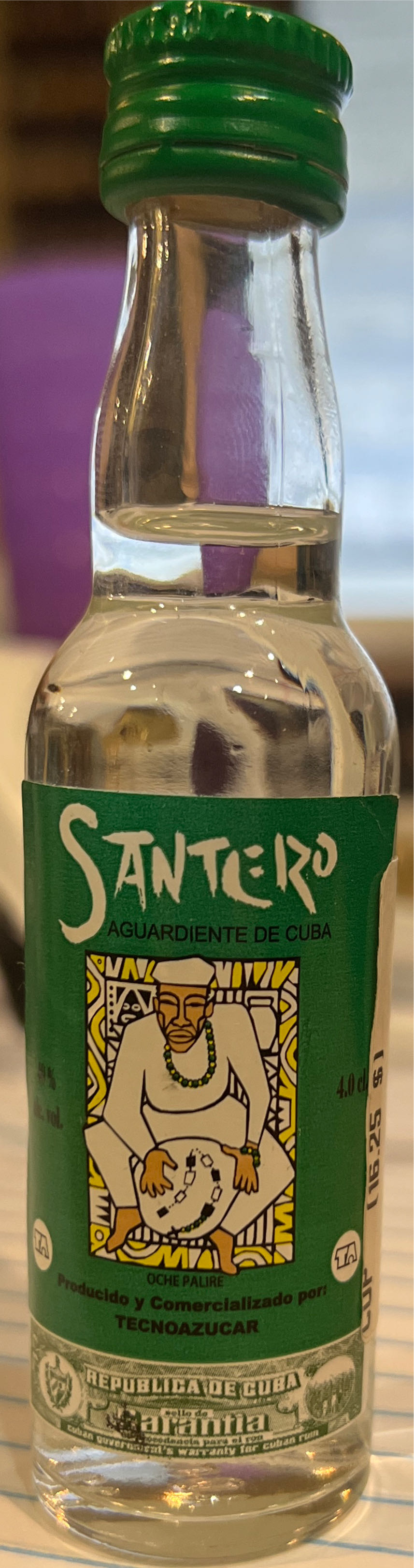 Santero  (50 mL) alcohol collectible - Main Image 2