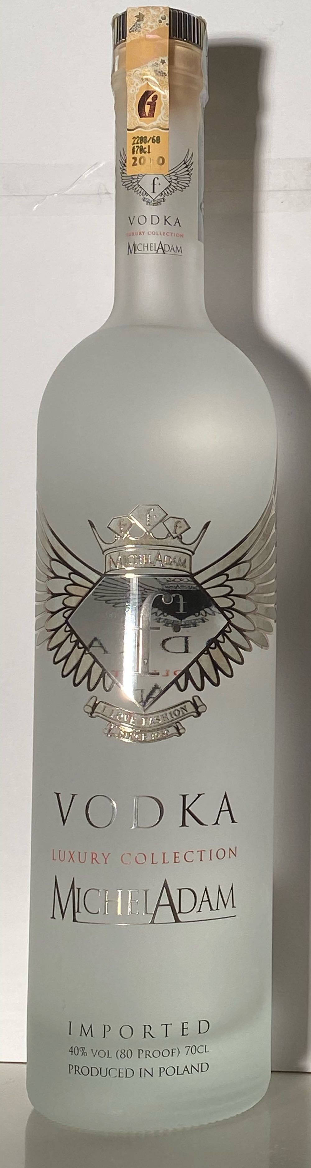 F. Michel Adam Luxury Collection Vodka 700ml 40% Poland - Hs Sp. Z O O Fabryka Wodek Kopernik (700 mL) alcohol collectible [Barcode 5908252628438] - Main Image 3