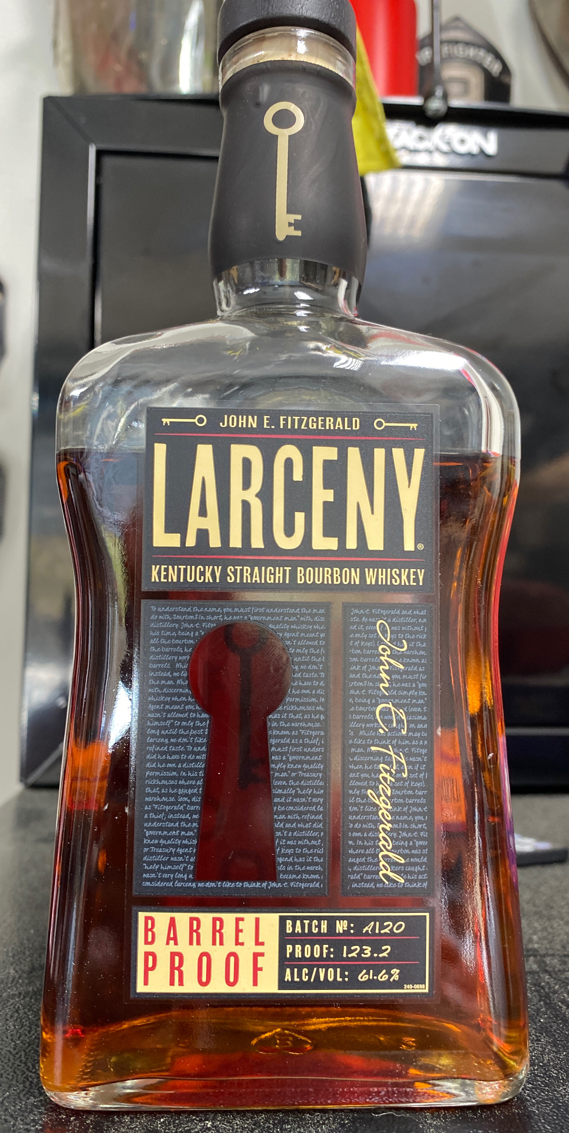 Larceny Barrel Proof Bourbon C922, A123, B523, C923x3 - Heaven Hill Distilleries, Inc. (750mL) alcohol collectible [Barcode 096749002658] - Main Image 1
