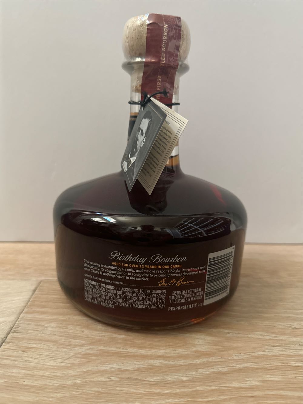 Old Forester 2018 Birthday Bourbon - Old Foreater Distilling Co   Louisville KY (750 mL) alcohol collectible [Barcode 081128002190] - Main Image 2