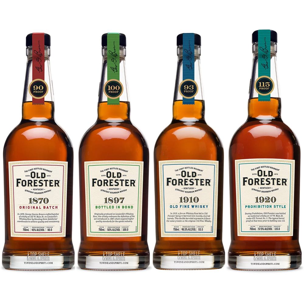 Old Forester 1910 - Old Forester Distilling Company (750mL) alcohol collectible [Barcode 081128001094] - Main Image 3
