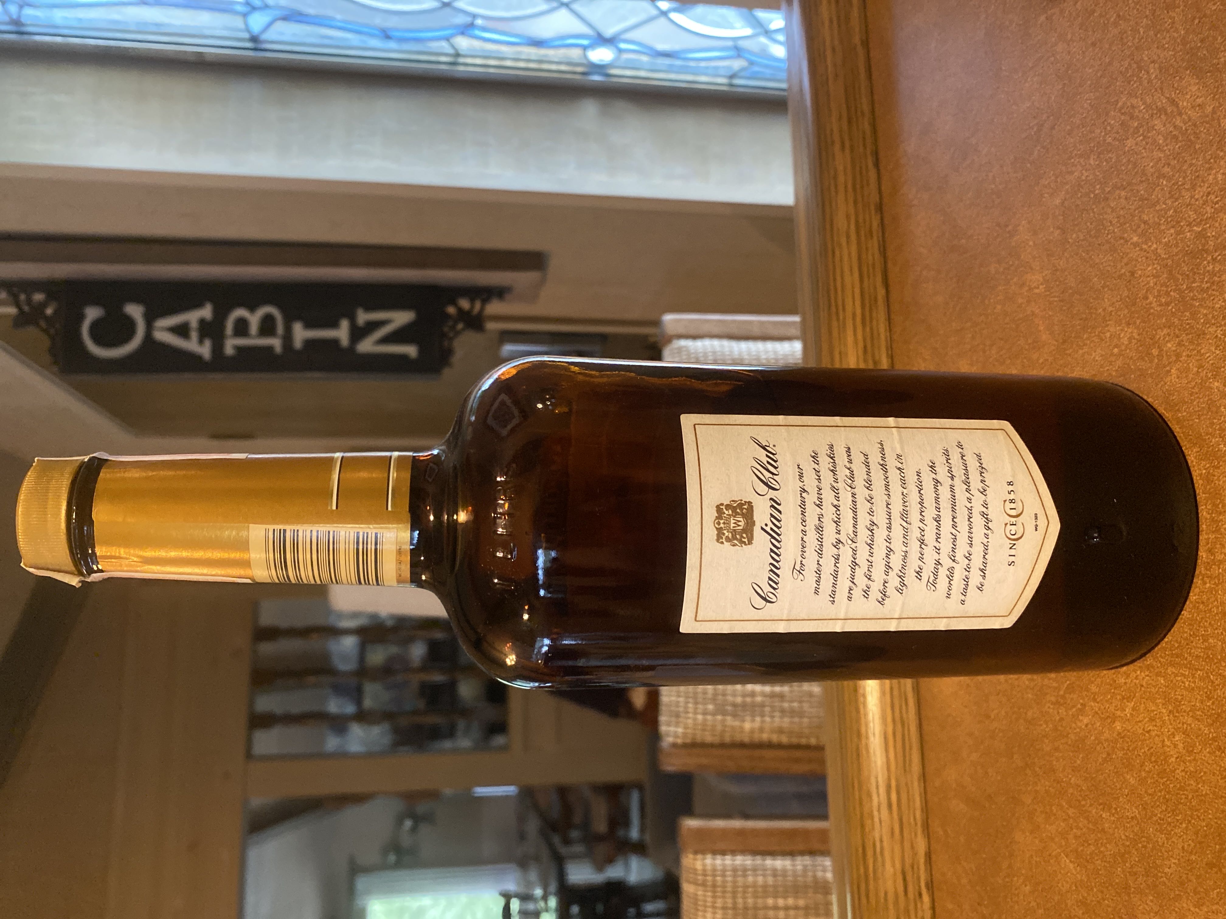 Canadian Club - Hiram Walker & Sons alcohol collectible [Barcode 089540168425] - Main Image 2