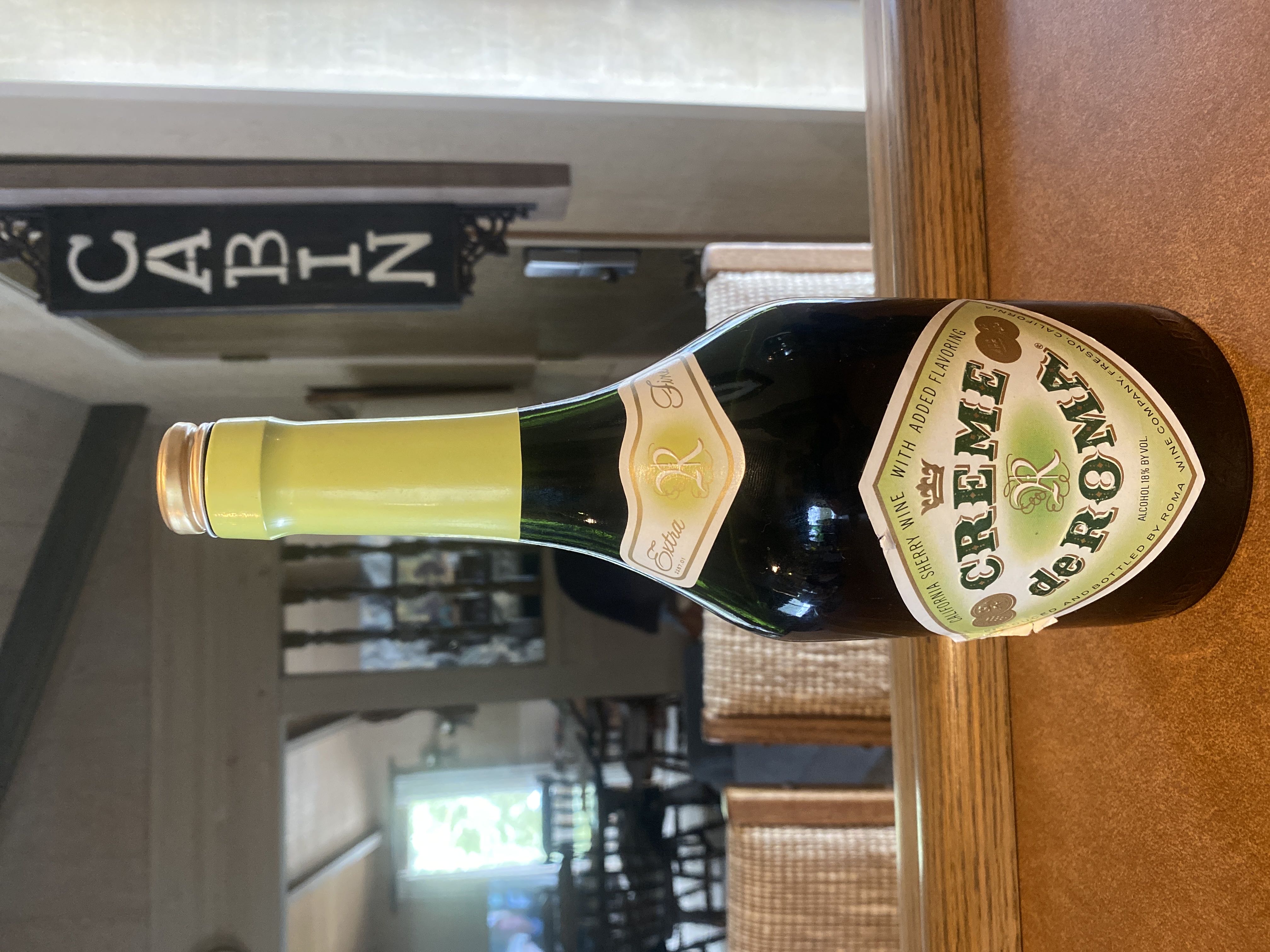 Creme DeRoma - Roma Wine Company, Fresno CA (750 mL) alcohol collectible - Main Image 1