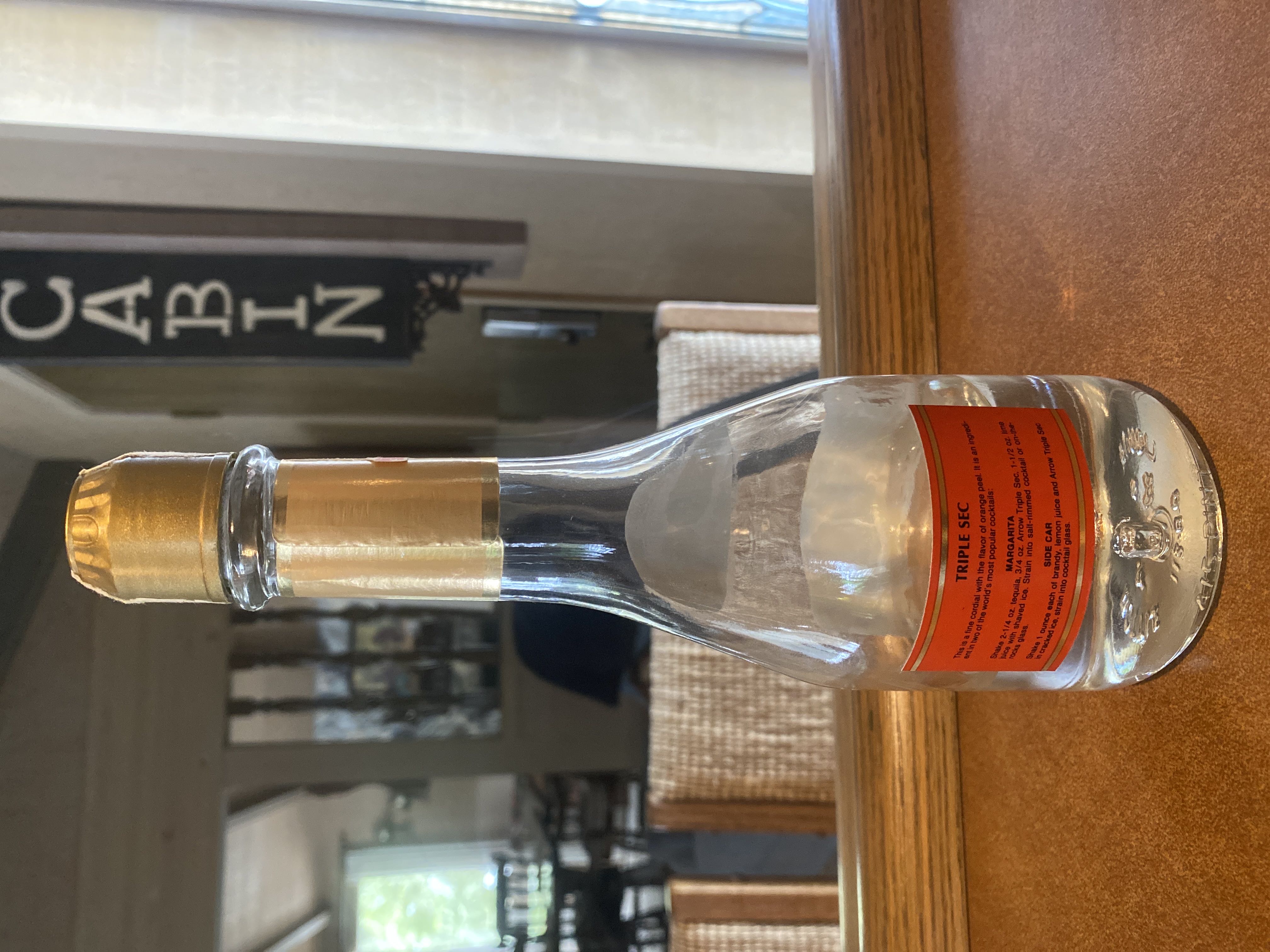 Triple Sec - Arrow Liquors Co. (375 mL) alcohol collectible - Main Image 2