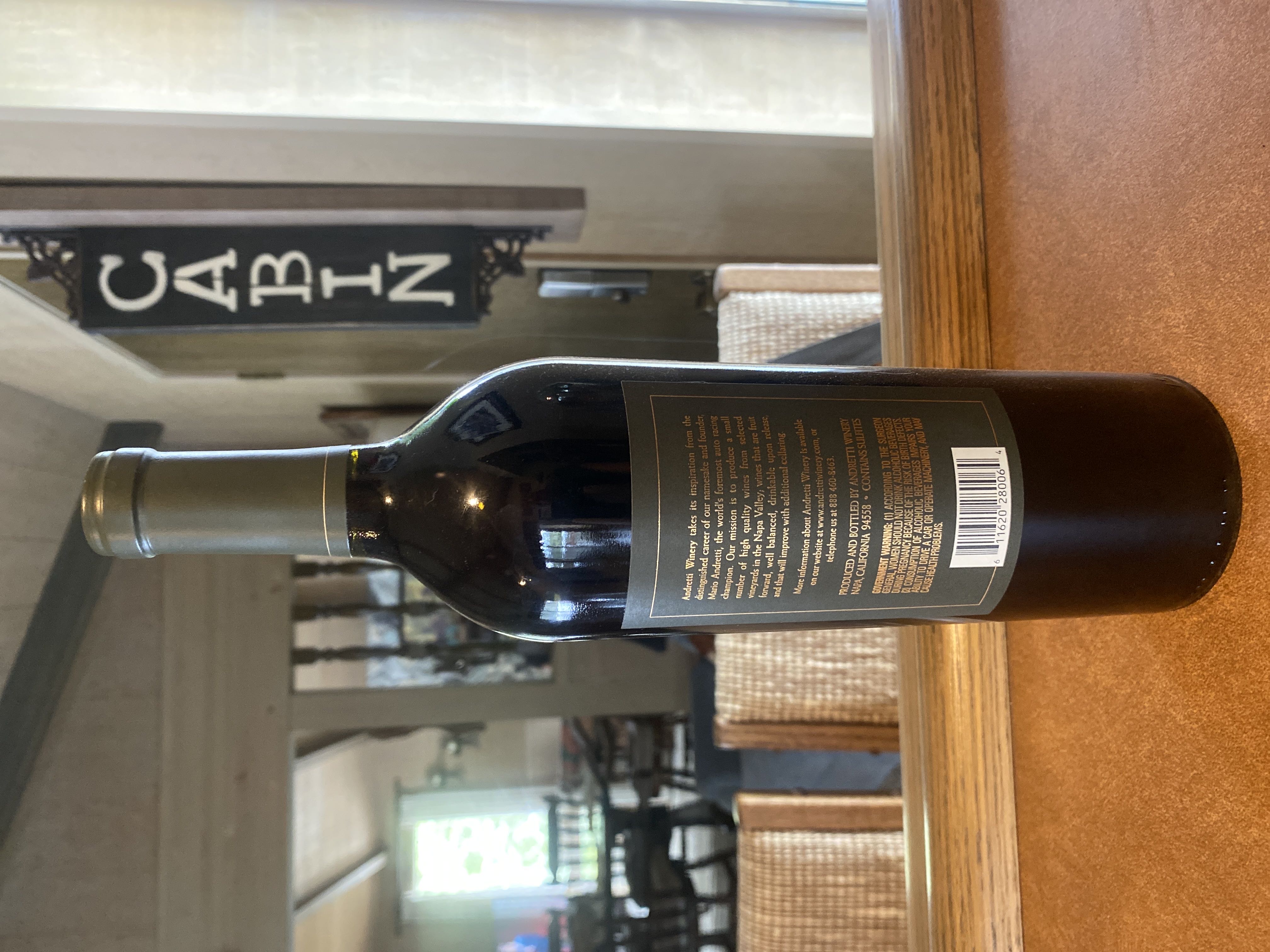 Andretti Merlot - Andretti Winery, Napa, CA (750 mL) alcohol collectible [Barcode 611620280064] - Main Image 2