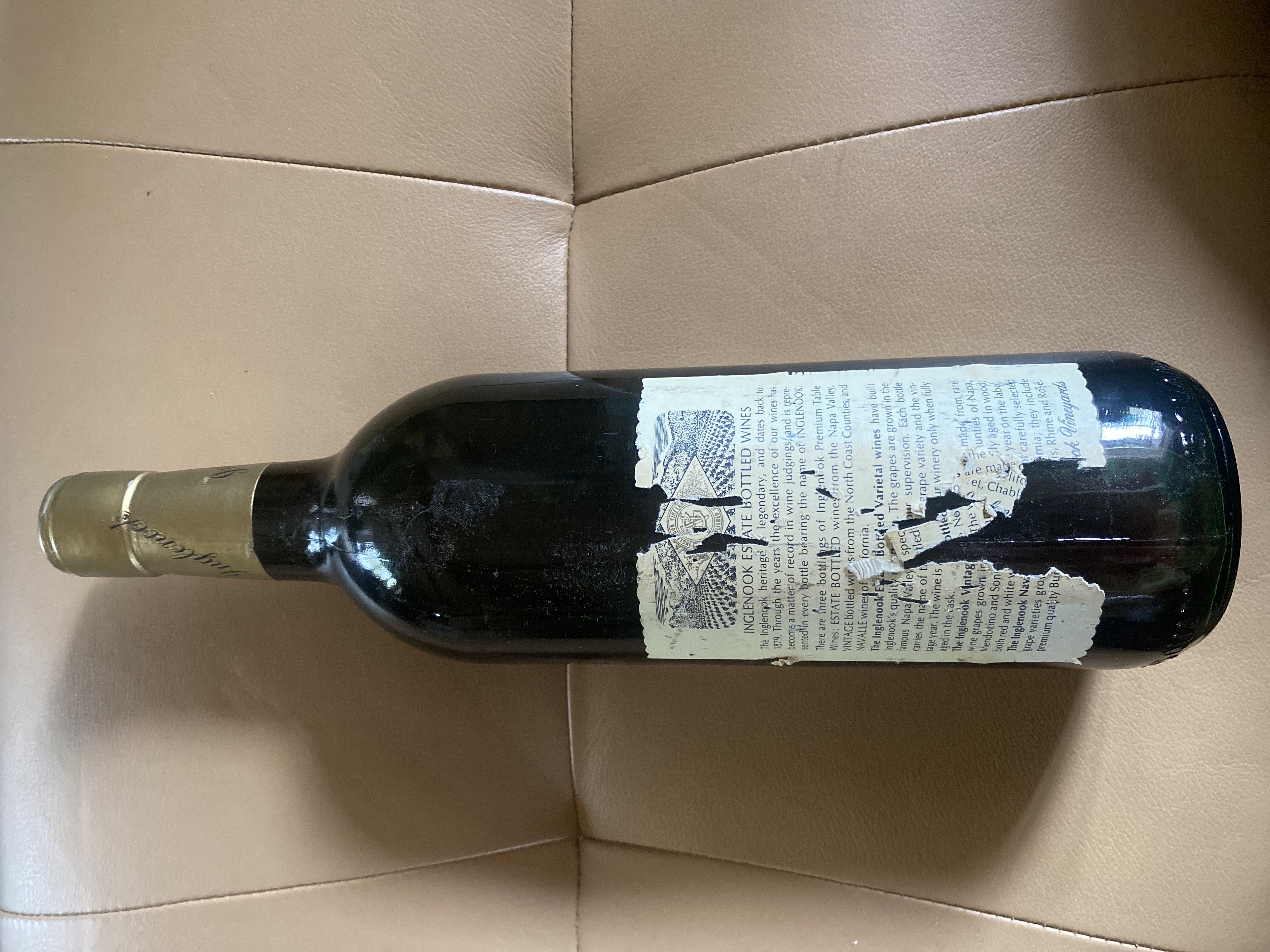 Inglenook Zinfandel - Inglenook Vineyards, Rutherford, Califirnia (750 mL) alcohol collectible - Main Image 2