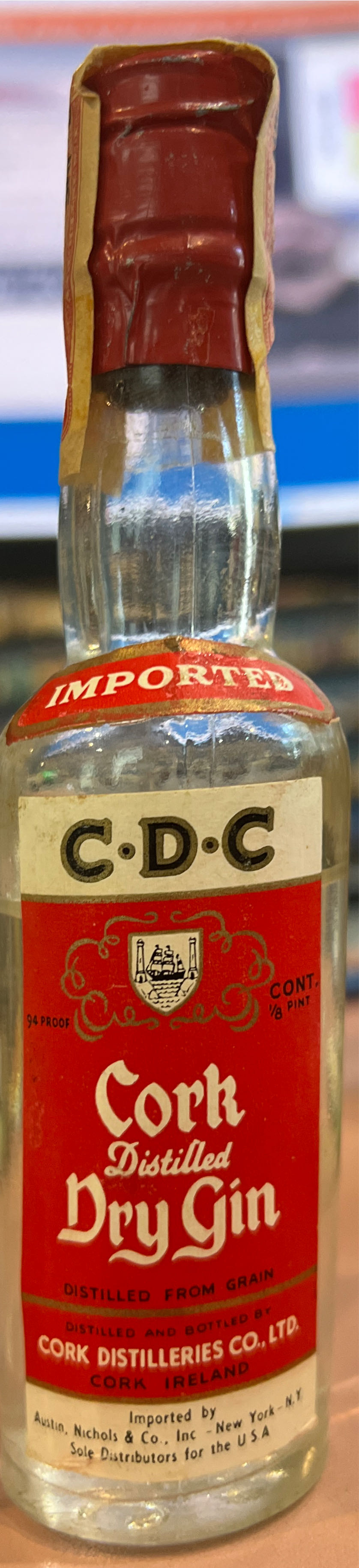CDC Cork Dry Gin  alcohol collectible [Barcode 5011007010263] - Main Image 4