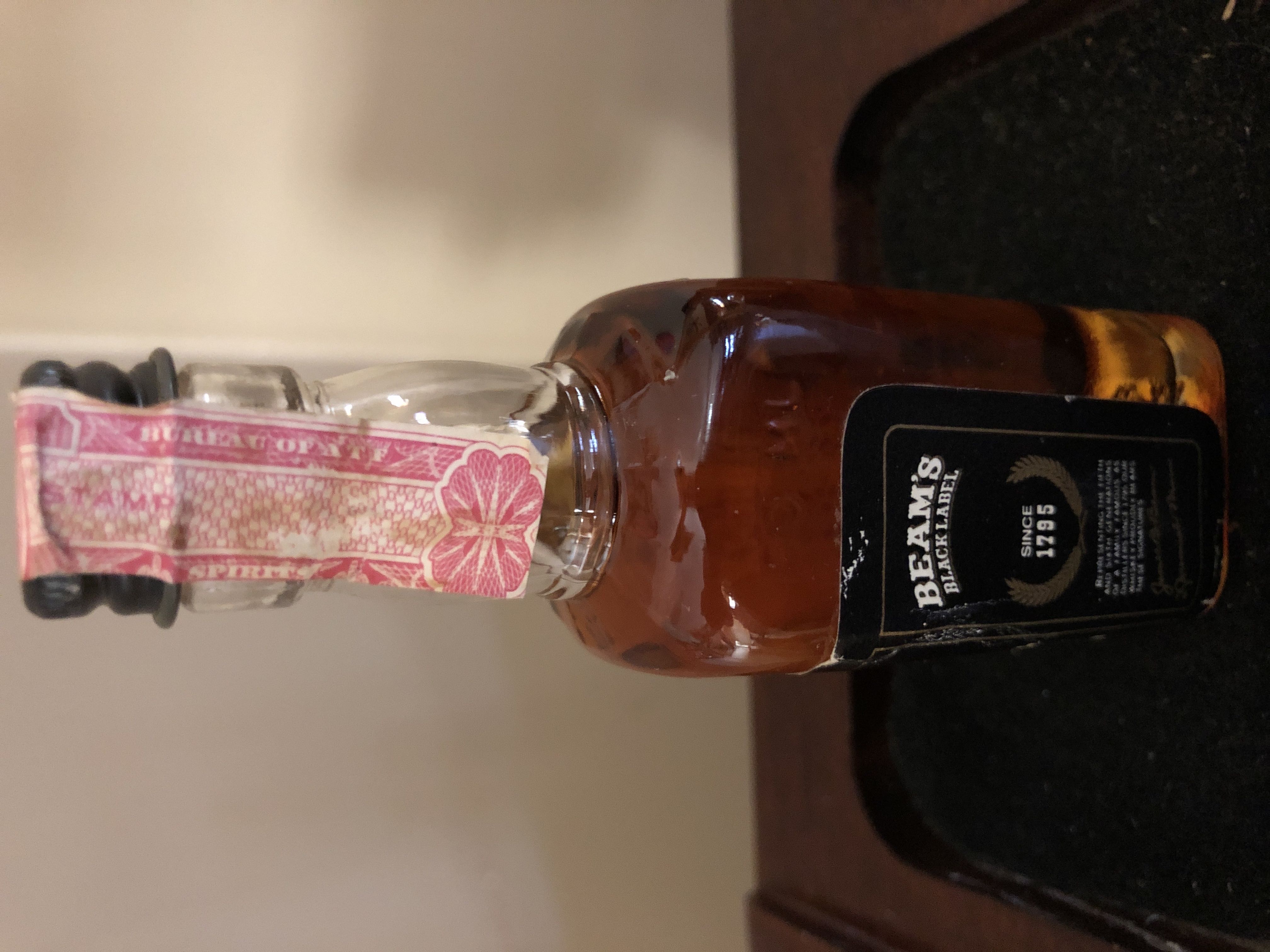 Jim Beam Black Label 1.75 - James B Beam Distilling Co (1.75 L) alcohol collectible - Main Image 2