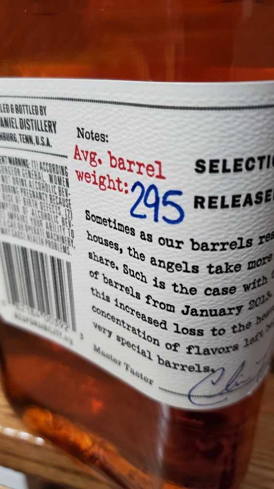 Tennessee Tasters Series #1 (Signed) - Jack Daniel‘s Distillery (375 mL) alcohol collectible [Barcode 082184003923] - Main Image 3