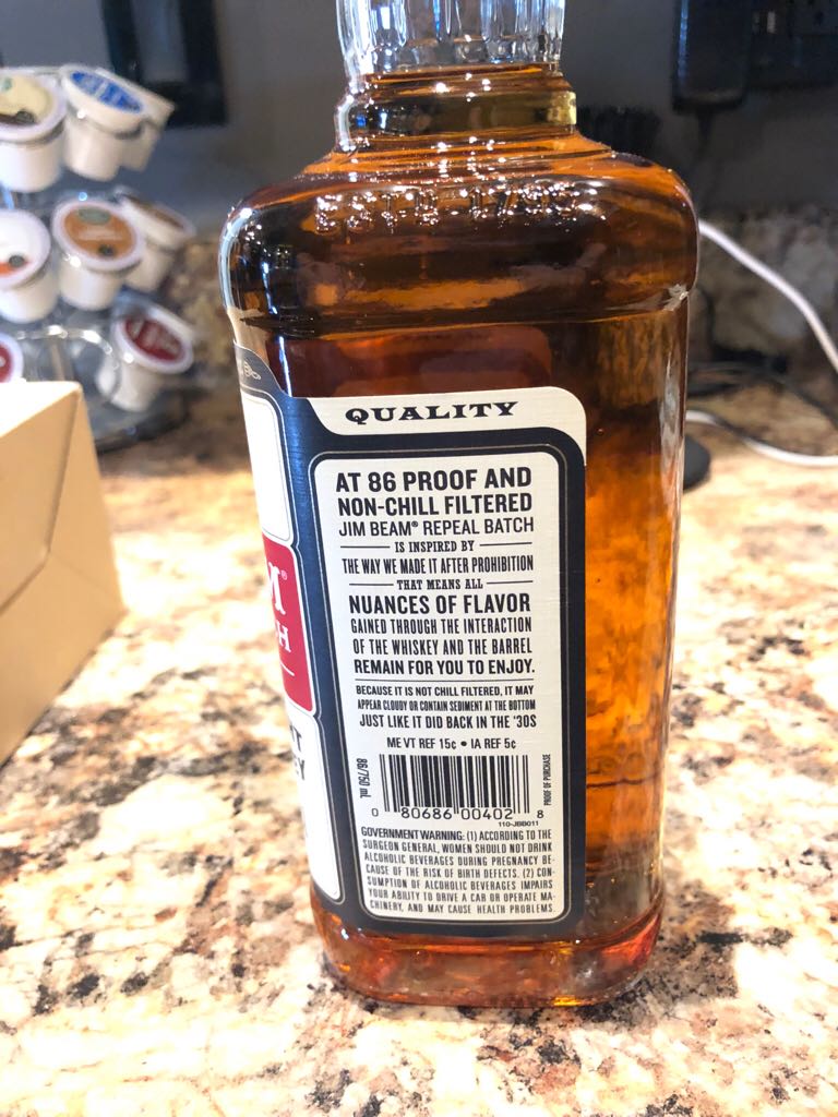 Jim Beam Repeal Batch - Jim Beam Distillery (750mL) alcohol collectible [Barcode 080686004028] - Main Image 2
