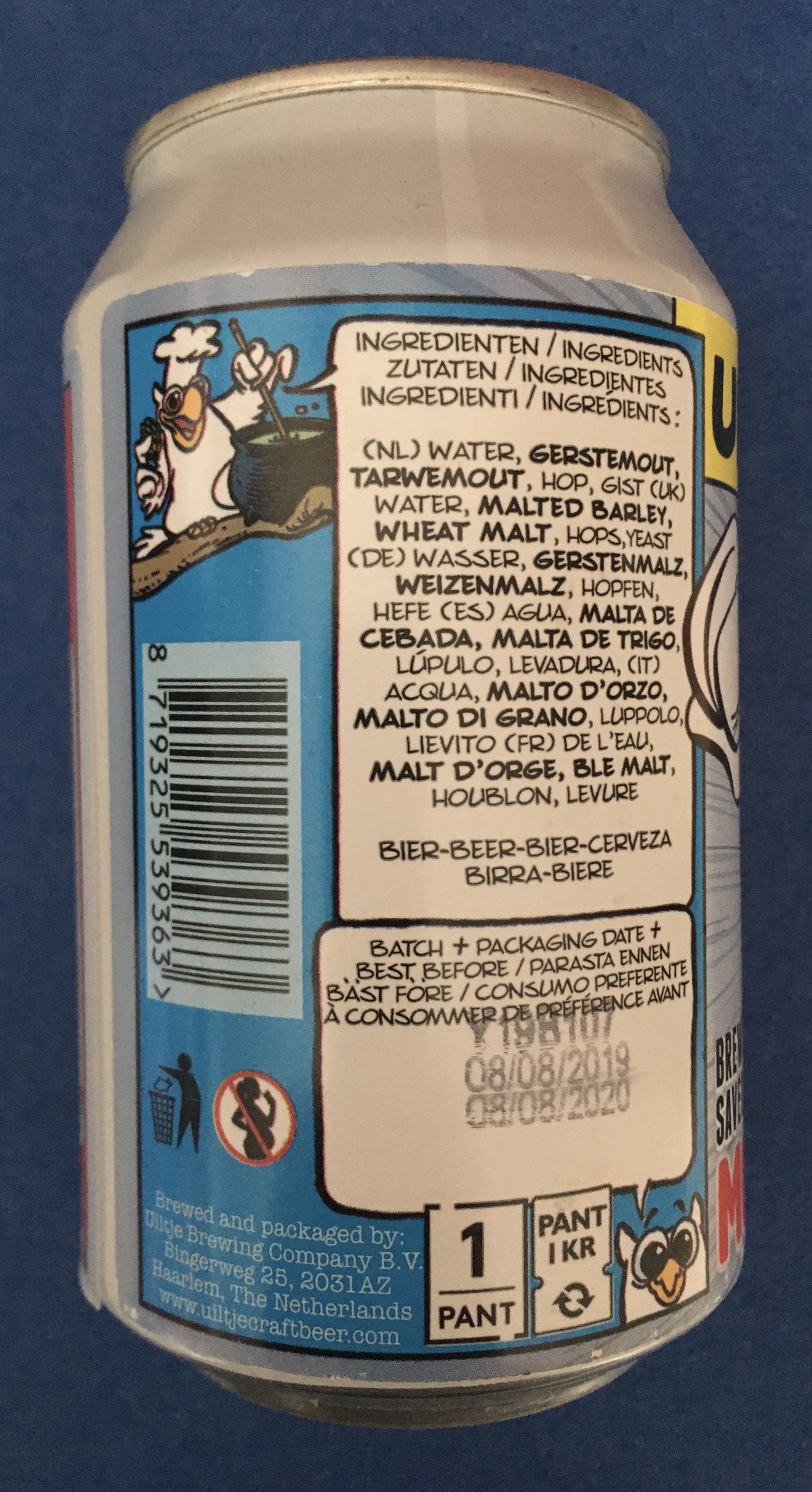 Monsieur Chouette - Uiltje Brewing Company (330 mL) alcohol collectible [Barcode 8719325539363] - Main Image 4