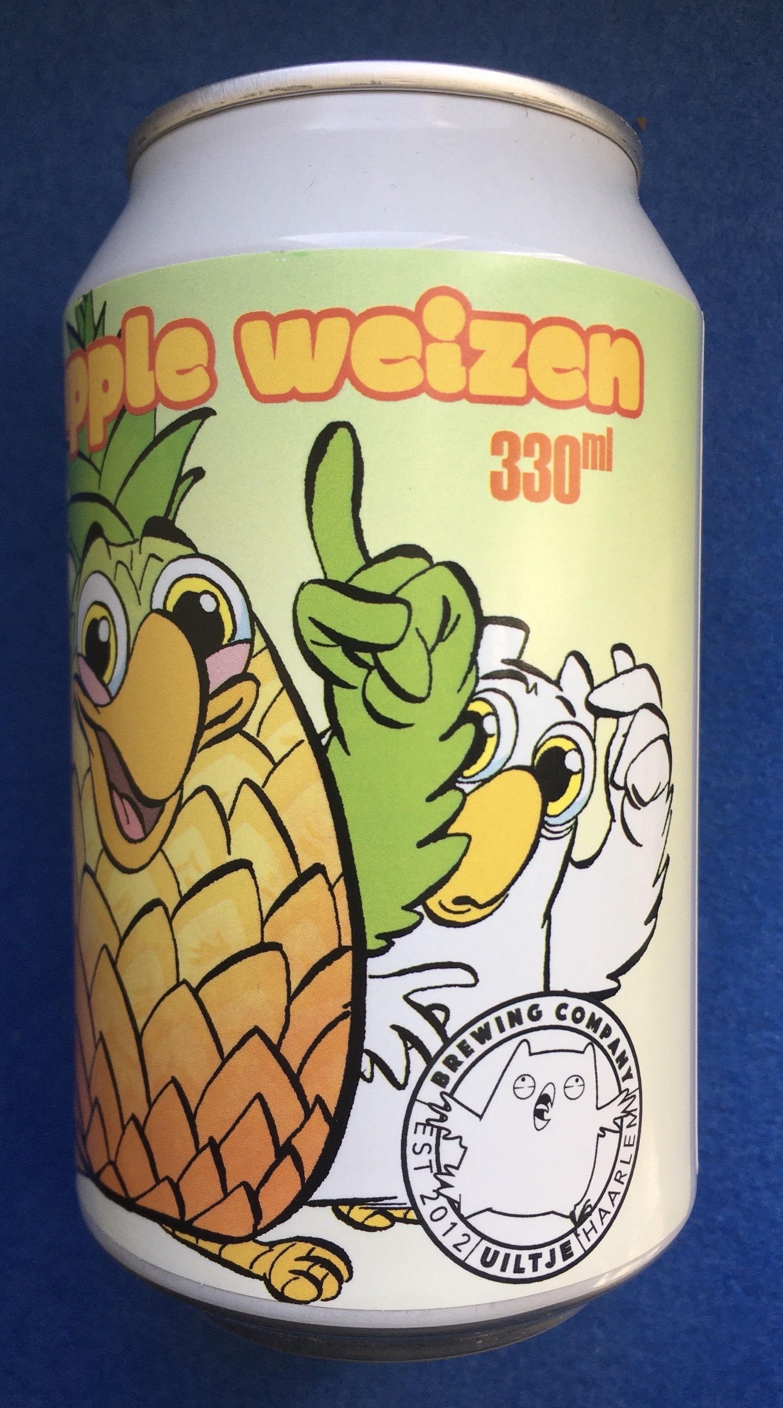 Pineapple Weizen - Uiltje Brewing Company (330 mL) alcohol collectible [Barcode 8719325539462] - Main Image 2