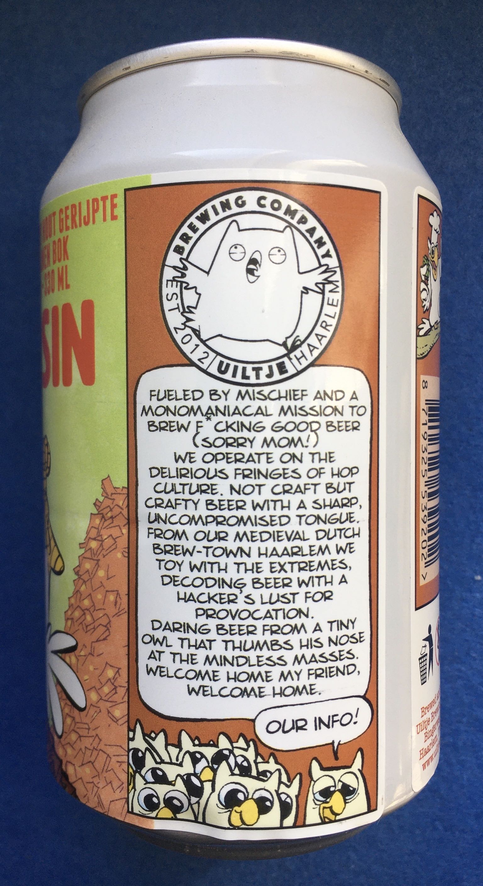 Blazin’ Raisin - Uiltje Brewing Company (330 mL) alcohol collectible [Barcode 8719325539202] - Main Image 3
