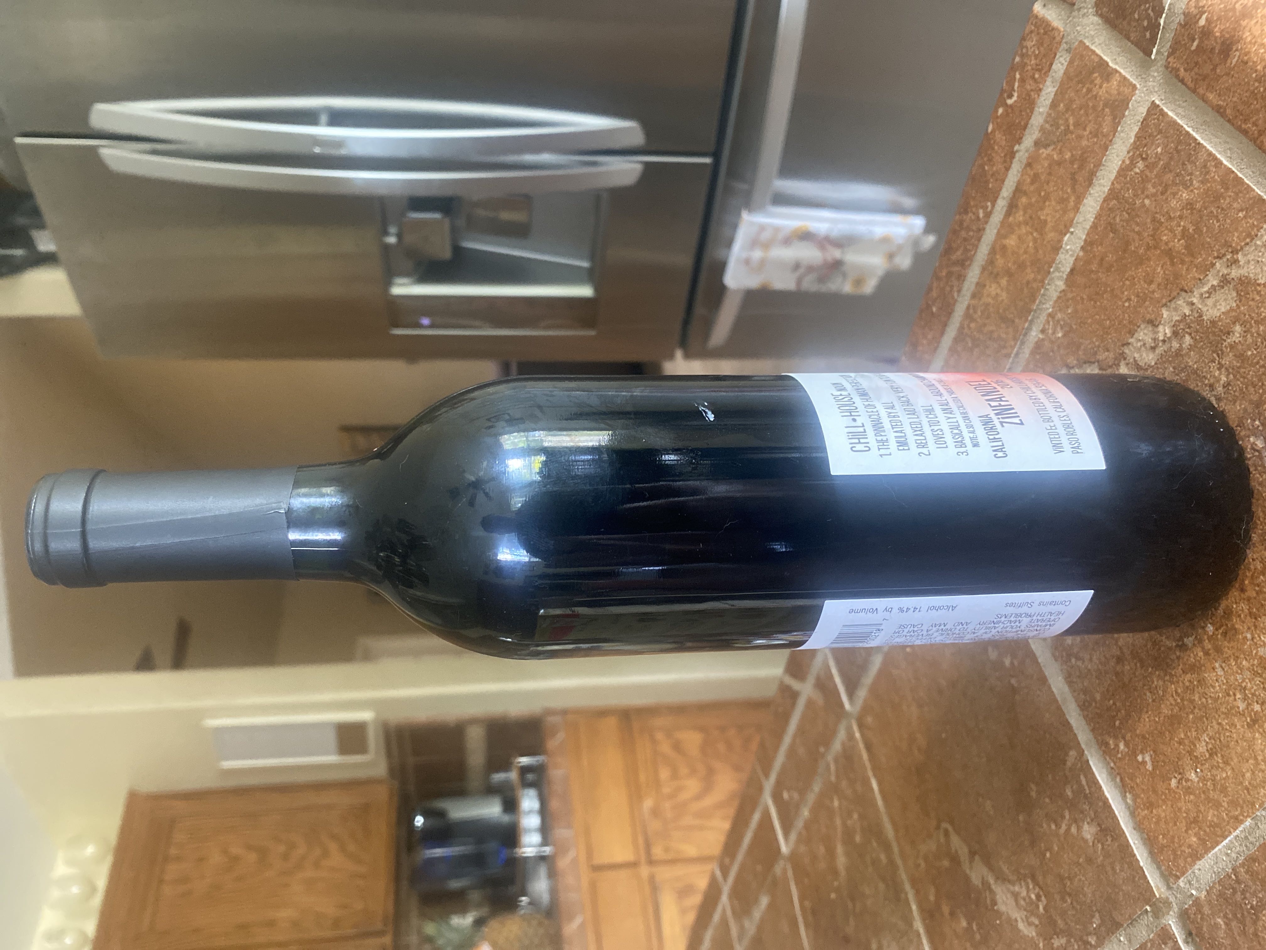 Chill House California Zinfandel - Chill House Winery, Paso Robles California 93446 (750 mL) alcohol collectible [Barcode 603012002187] - Main Image 2