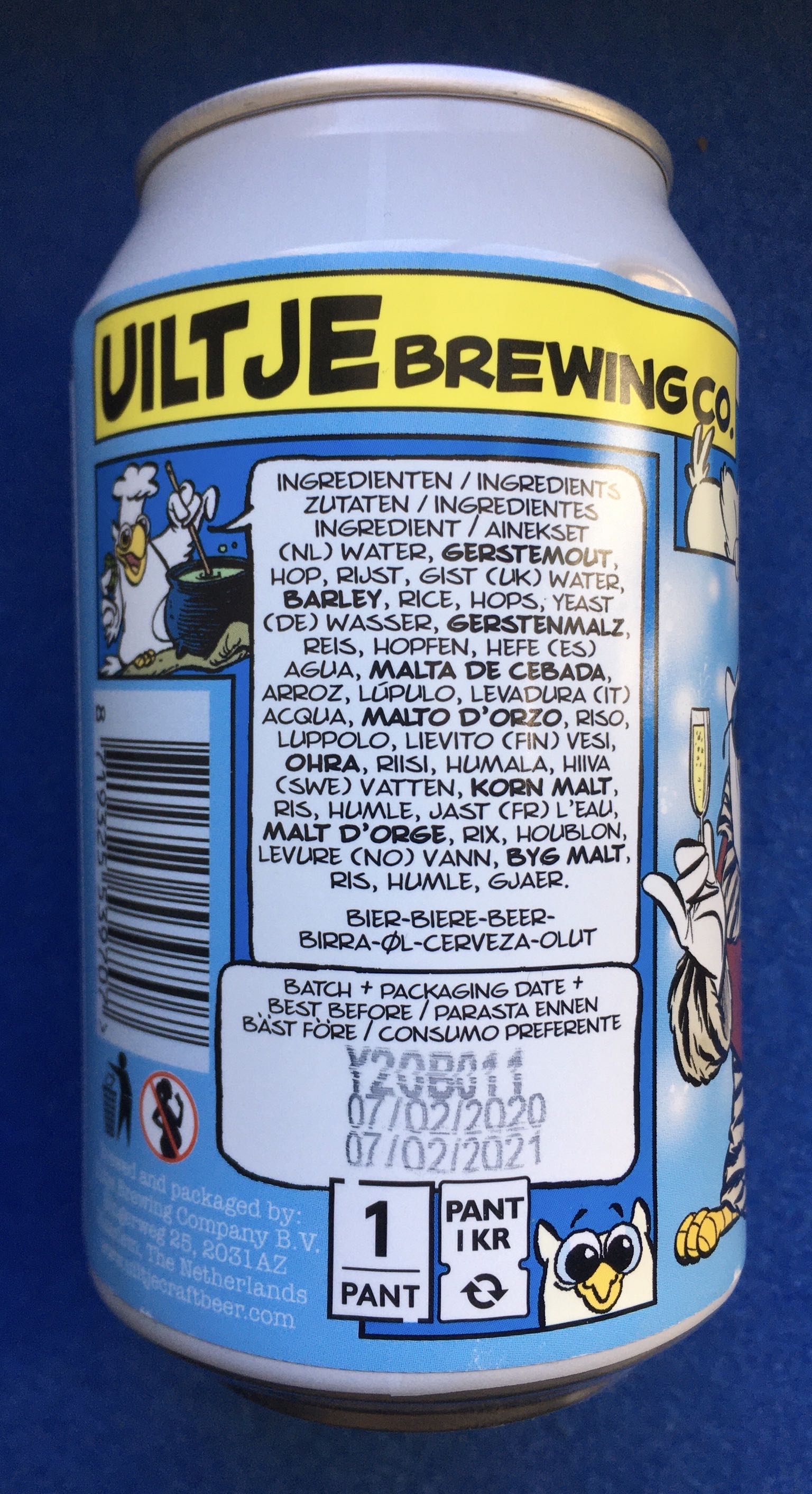 Fancy Pants - Uiltje Brewing Company (330 mL) alcohol collectible [Barcode 8719325539707] - Main Image 4