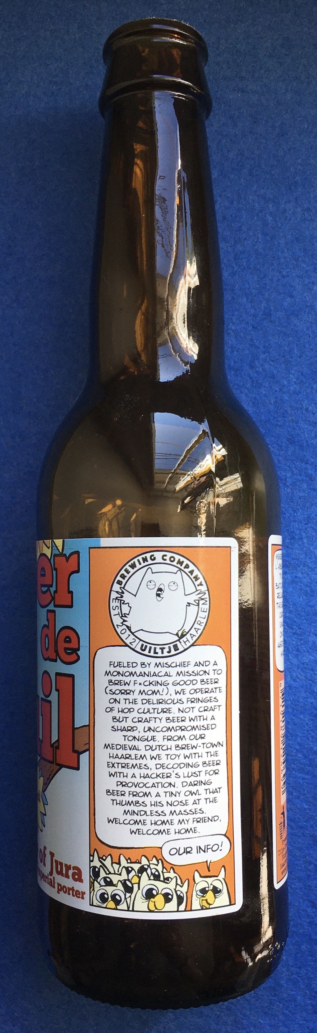 Meneer De Uil Isle Of Jura - Uiltje Brewing Company (330 mL) alcohol collectible [Barcode 8719189124699] - Main Image 3
