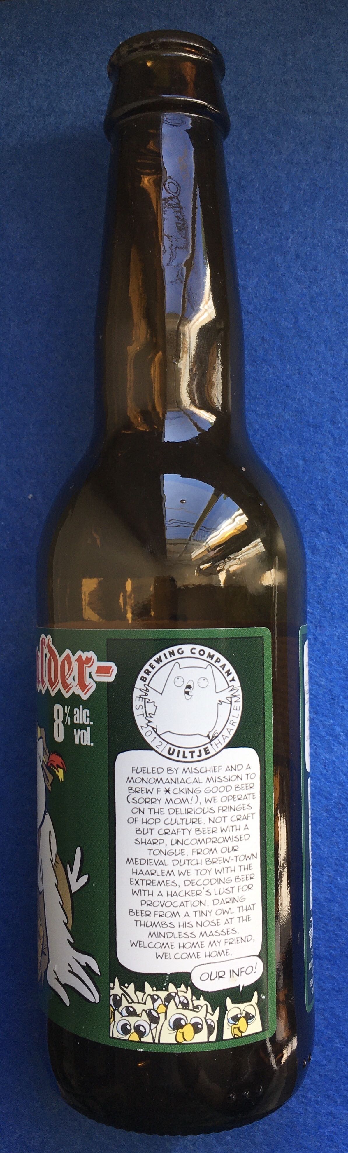 Schwarzwalder-kirsch - Uiltje Brewing Company (330 mL) alcohol collectible [Barcode 8719189124927] - Main Image 3