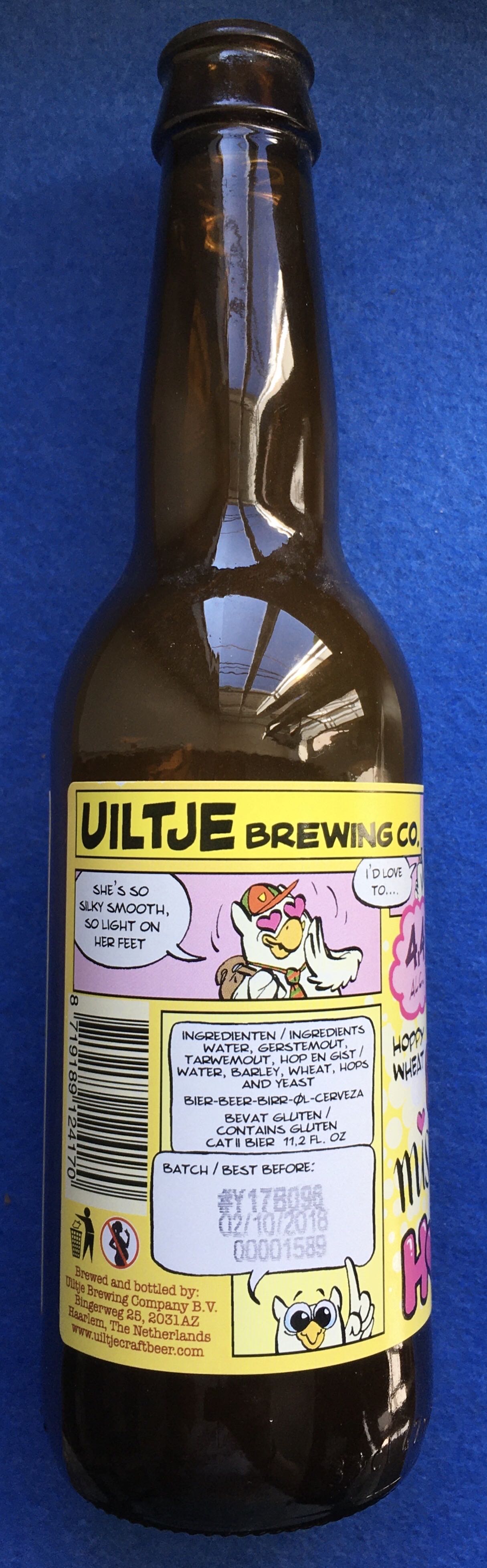 Miss Hooter - Uiltje Brewing Company (330 mL) alcohol collectible [Barcode 8719189124170] - Main Image 4