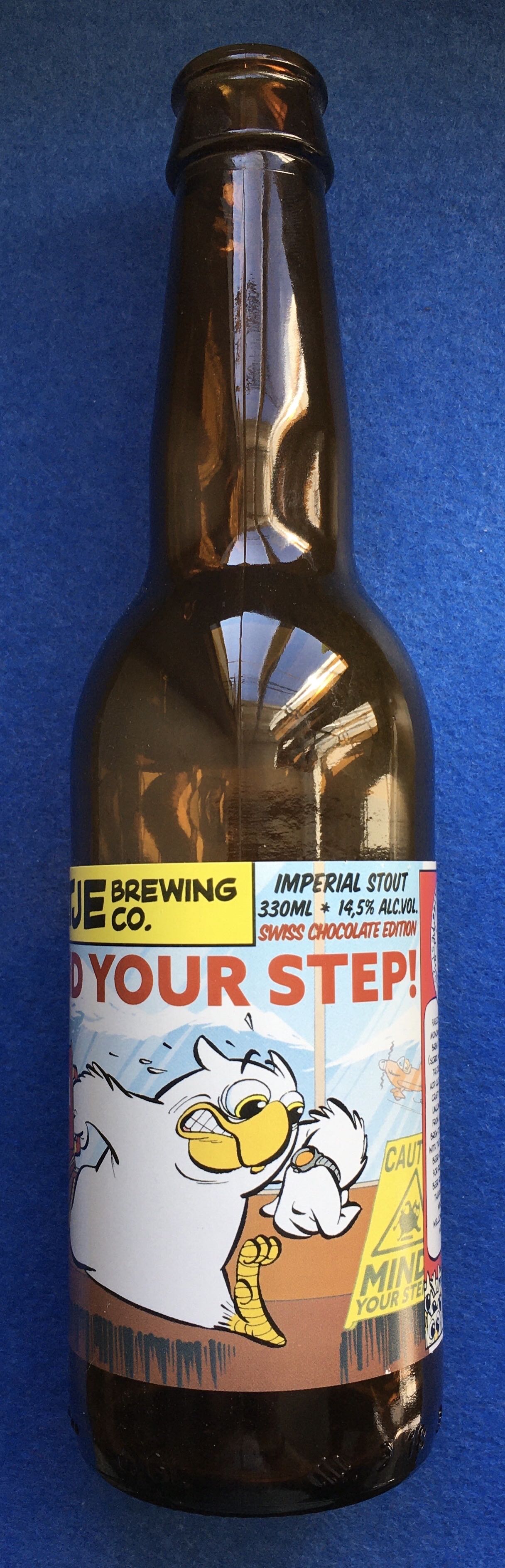 Mind Your Step! Swiss Chocolate Edition - Uiltje Brewing Company (330 mL) alcohol collectible [Barcode 8719189124996] - Main Image 2