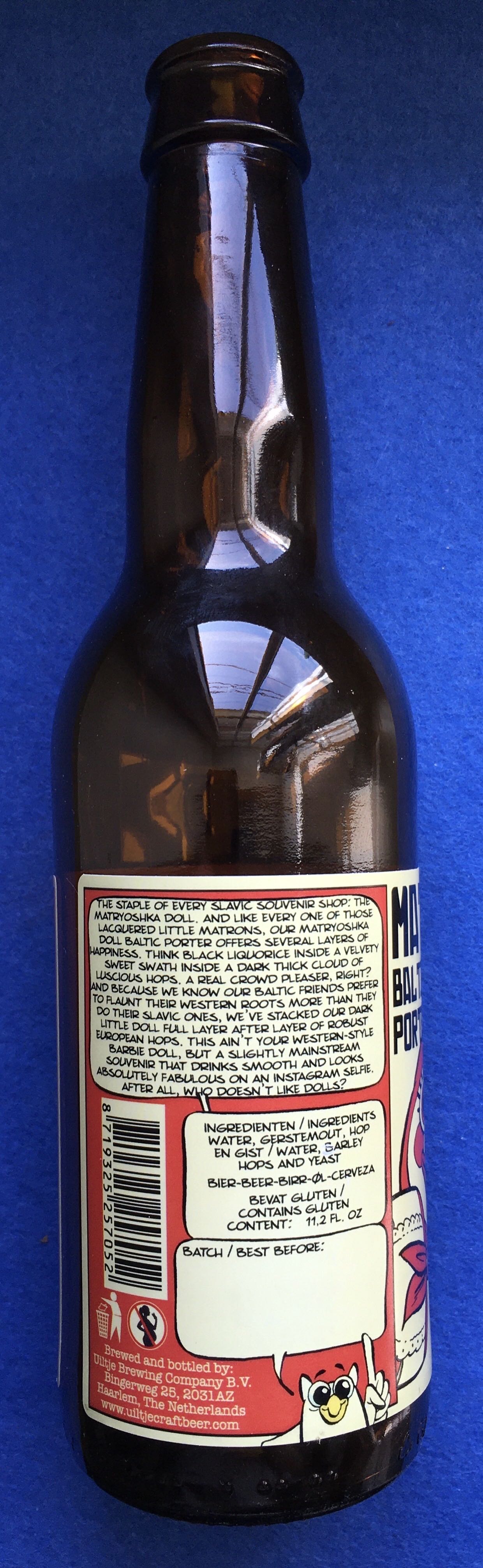 Matryoshka Doll - Uiltje Brewing Company (330 mL) alcohol collectible [Barcode 8719325257052] - Main Image 4