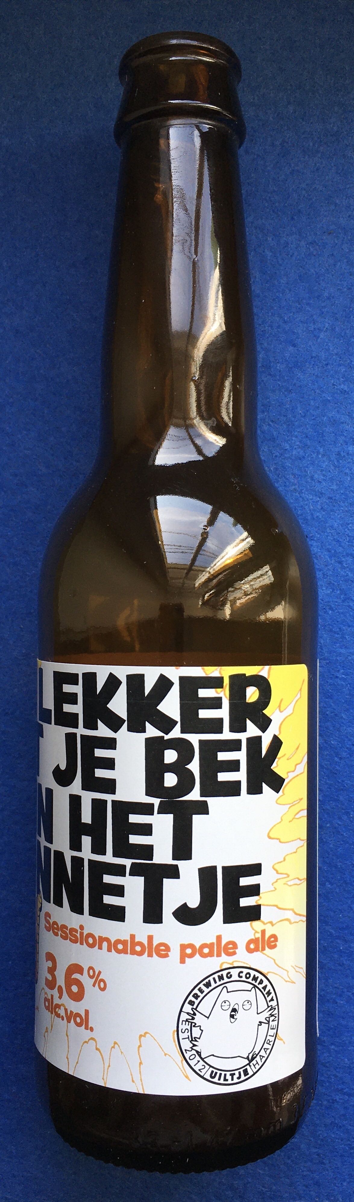 FF Lekker Met Je Bek In Het Zonnetje - Uiltje Brewing Company (330 mL) alcohol collectible [Barcode 8717953229533] - Main Image 2