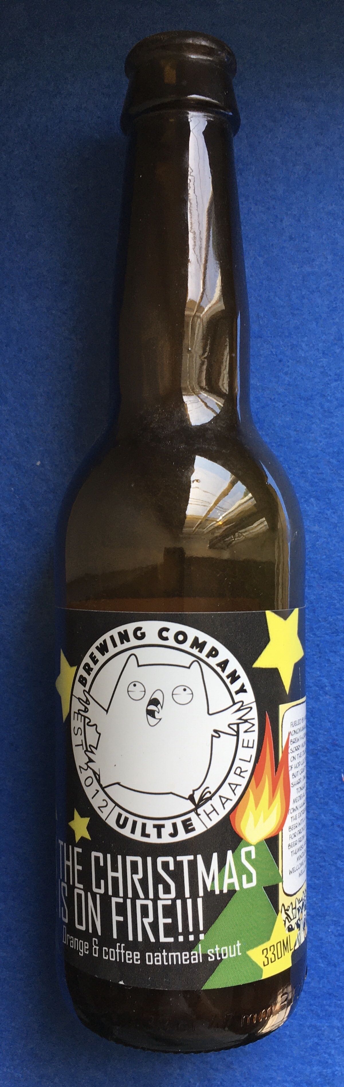 F*ck The Christmas Tree Is On Fire!!! - Uiltje Brewing Company (330 mL) alcohol collectible [Barcode 8719189124286] - Main Image 2