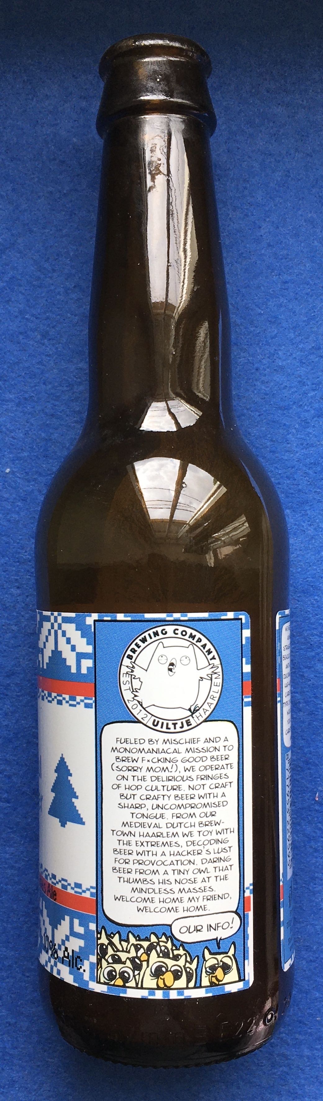 Most Wonderful Time For A Beer - Uiltje Brewing Company (330 mL) alcohol collectible [Barcode 8717953229595] - Main Image 3