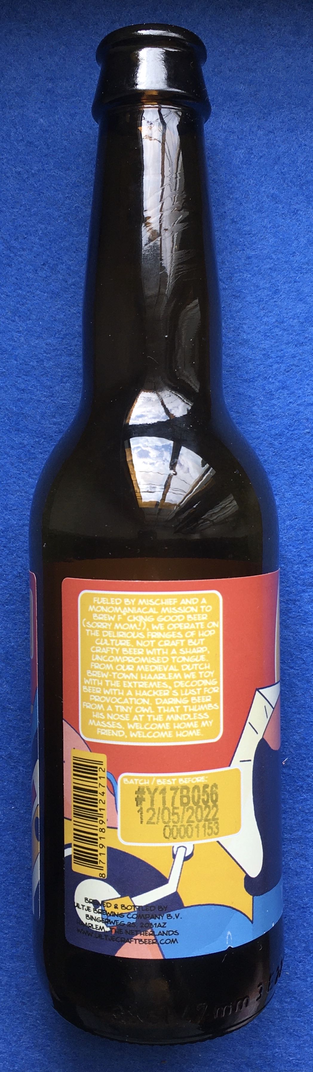 Analogue Recordings - Uiltje Brewing Company (330 mL) alcohol collectible [Barcode 8719189124712] - Main Image 3