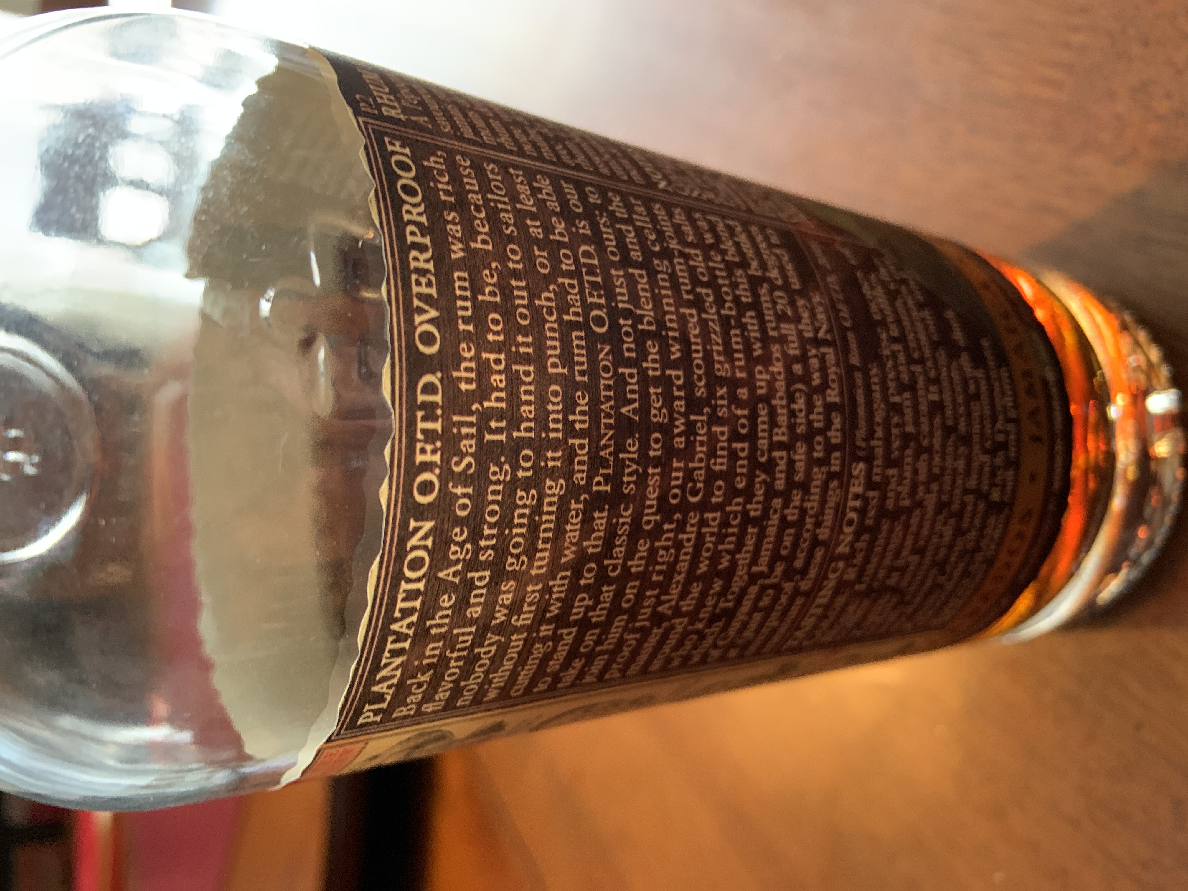 OFTD Overproof - Plantation Rum (700 mL) alcohol collectible [Barcode 3460410528643] - Main Image 2