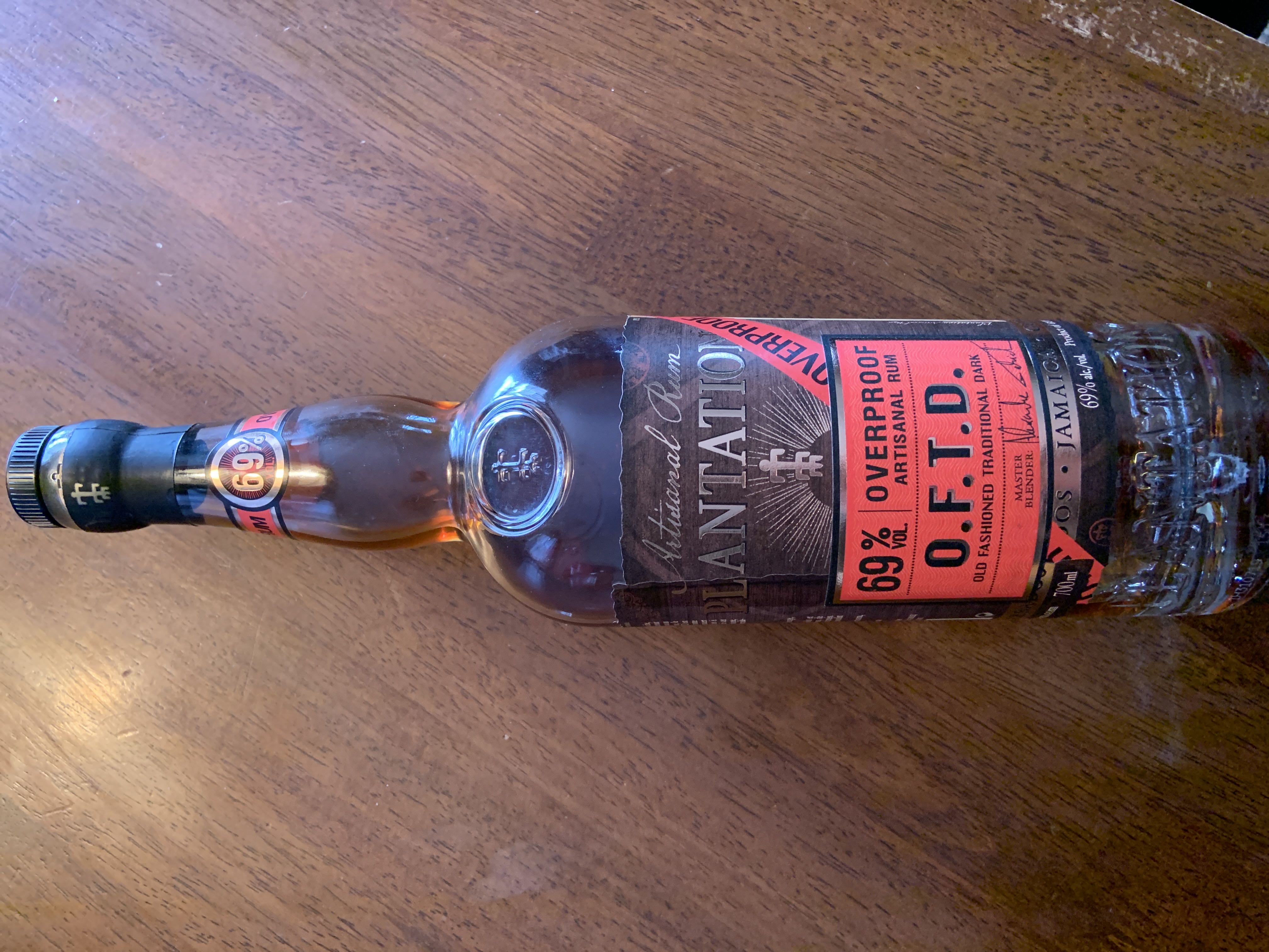 OFTD Overproof - Plantation Rum (700 mL) alcohol collectible [Barcode 3460410528643] - Main Image 3