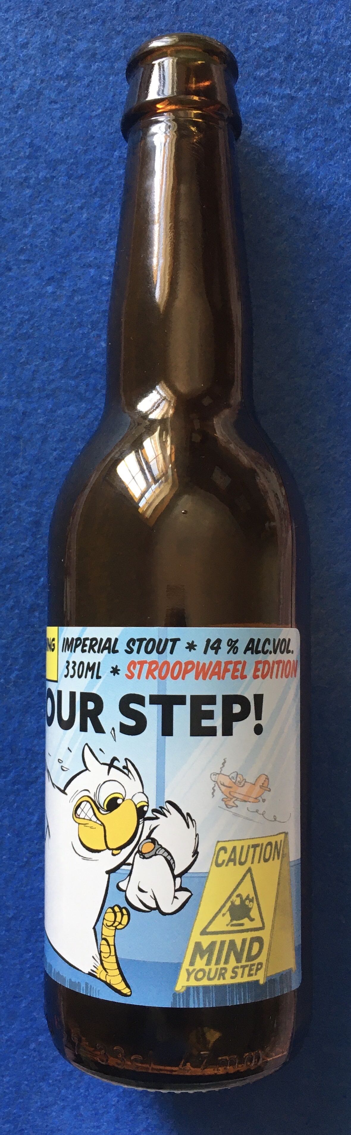 Mind Your Step! Stroopwafel Edition - Uiltje Brewing Company (330 mL) alcohol collectible [Barcode 8719325257403] - Main Image 2