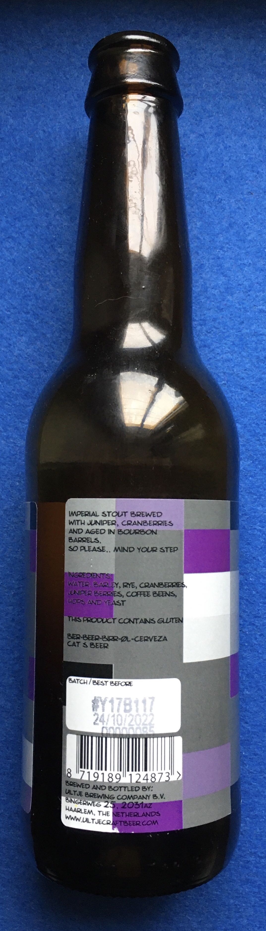 Mind Your Step - Uiltje Brewing Company (330 mL) alcohol collectible [Barcode 8719189124873] - Main Image 3