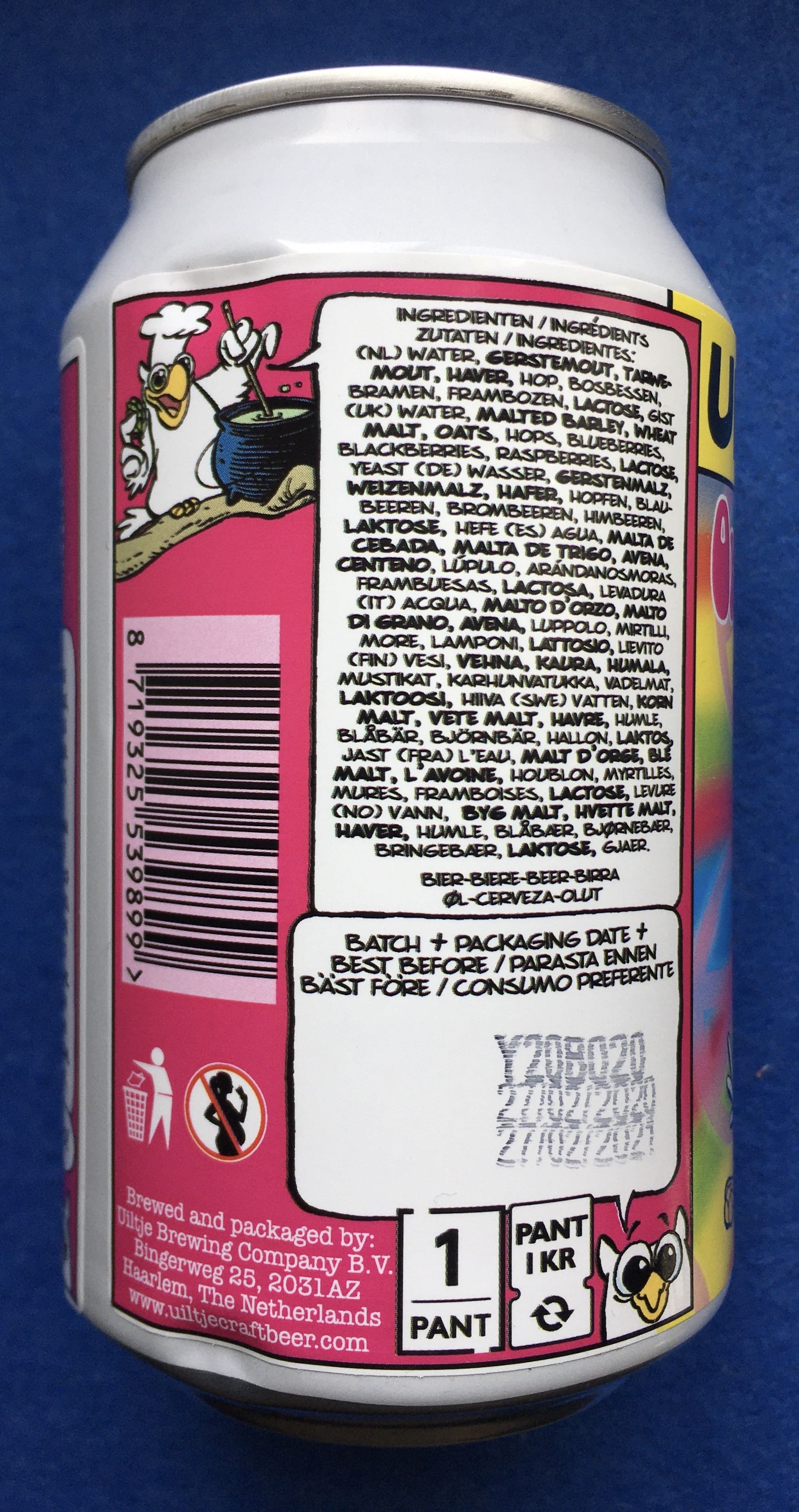 Owl You Need Is Love - Uiltje Brewing Company (330 mL) alcohol collectible [Barcode 8719325539899] - Main Image 4