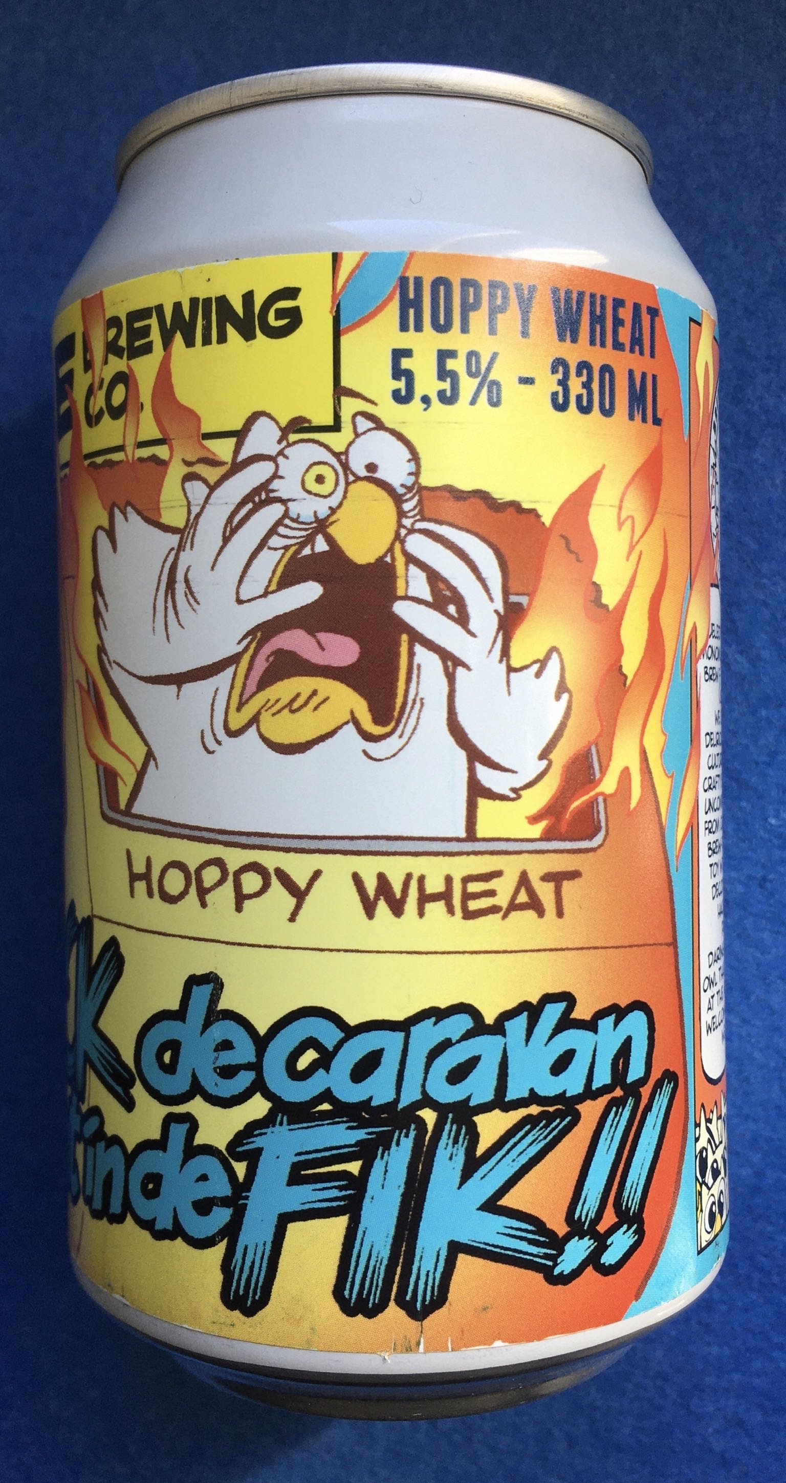 F*CK The Caravan Staat In De FIK!! - Uiltje Brewing Company (330 mL) alcohol collectible [Barcode 8719325539295] - Main Image 2