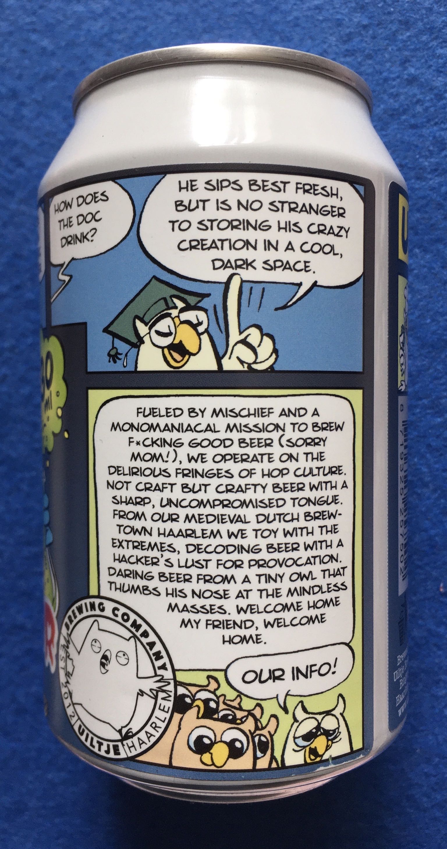 Dr. Raptor - Uiltje Brewing Company (330 mL) alcohol collectible [Barcode 8719325257502] - Main Image 3