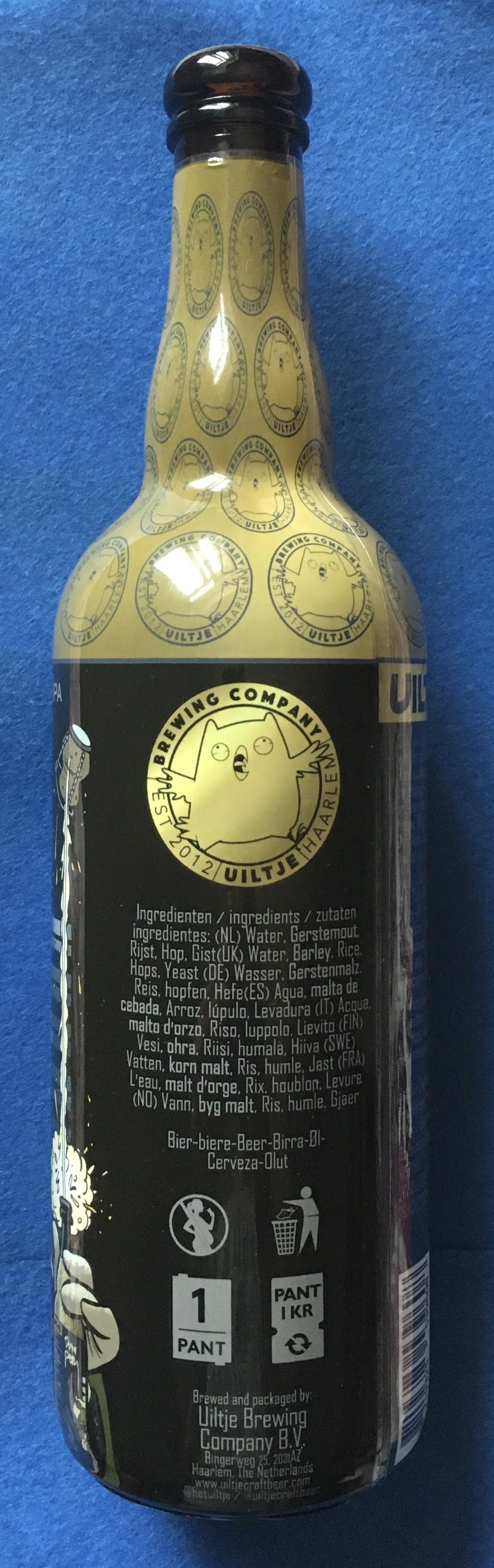 Don Perignon - Uiltje Brewing Company (750 mL) alcohol collectible [Barcode 8719325539608] - Main Image 4