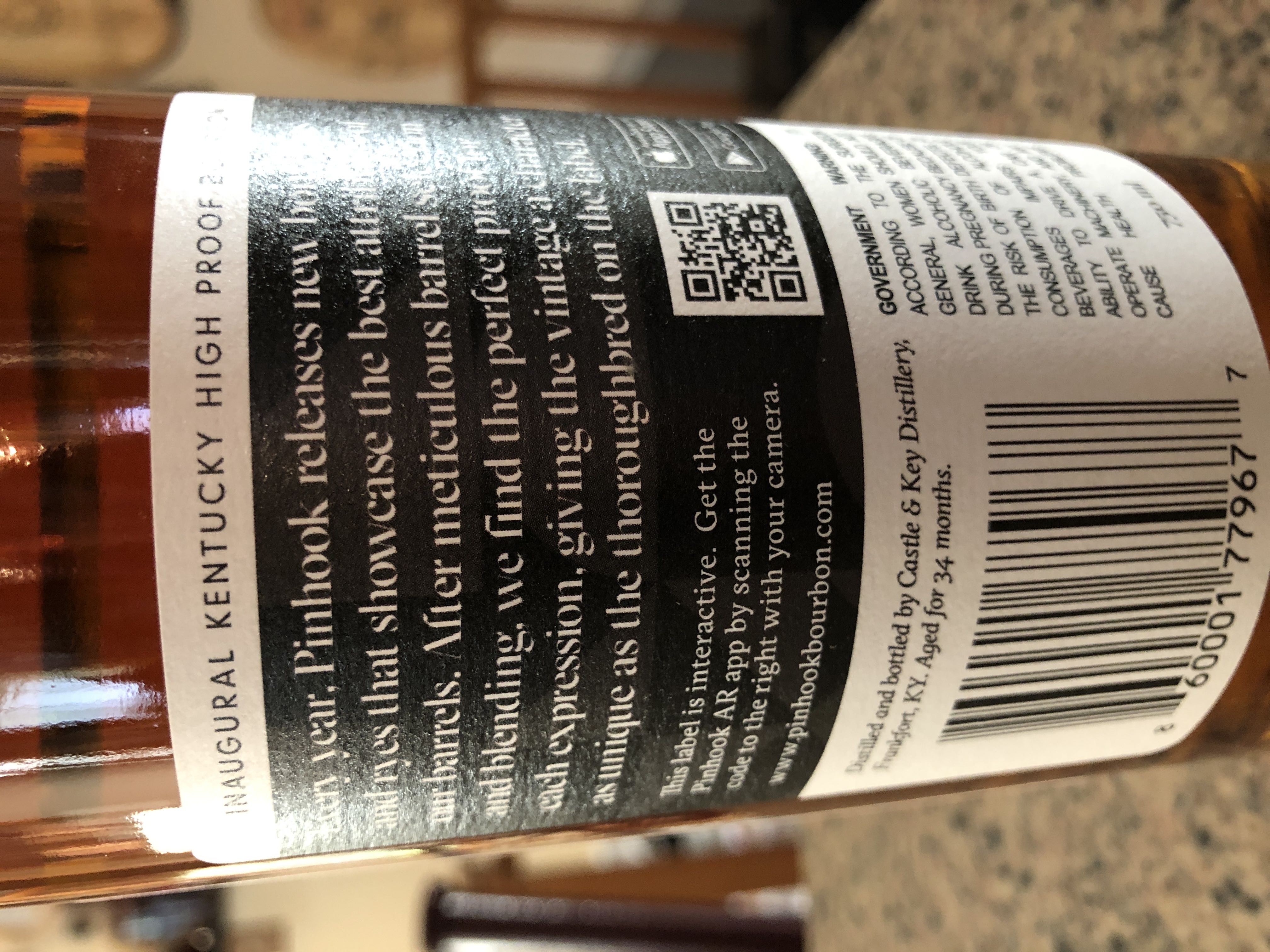 Pinhook Bohemian Bourbon - Castle & Key (750 mL) alcohol collectible - Main Image 2