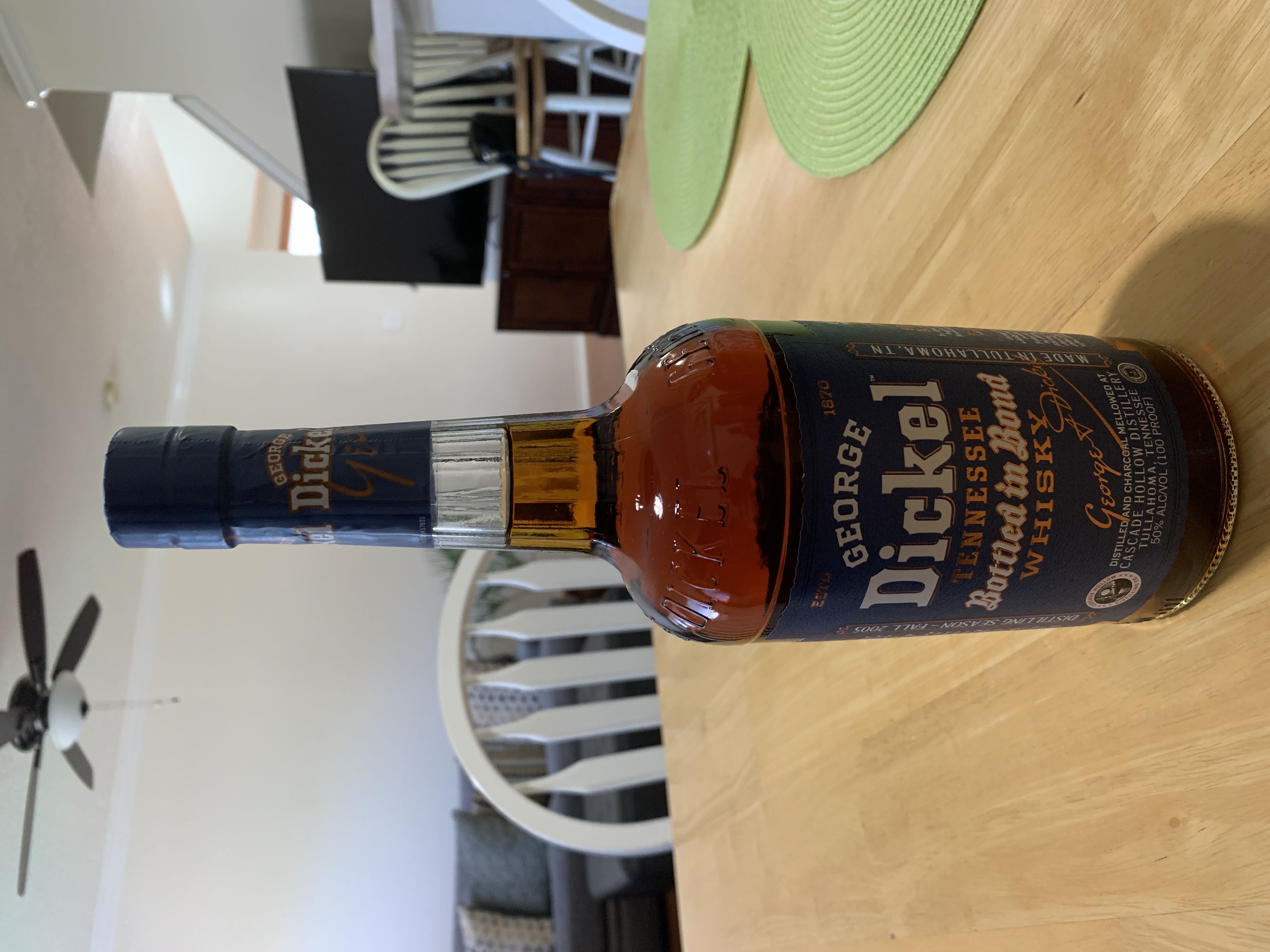 George Dickel Bottled In Bond - Cascade Hollow Distillery (750 mL) alcohol collectible [Barcode 082000790976] - Main Image 2