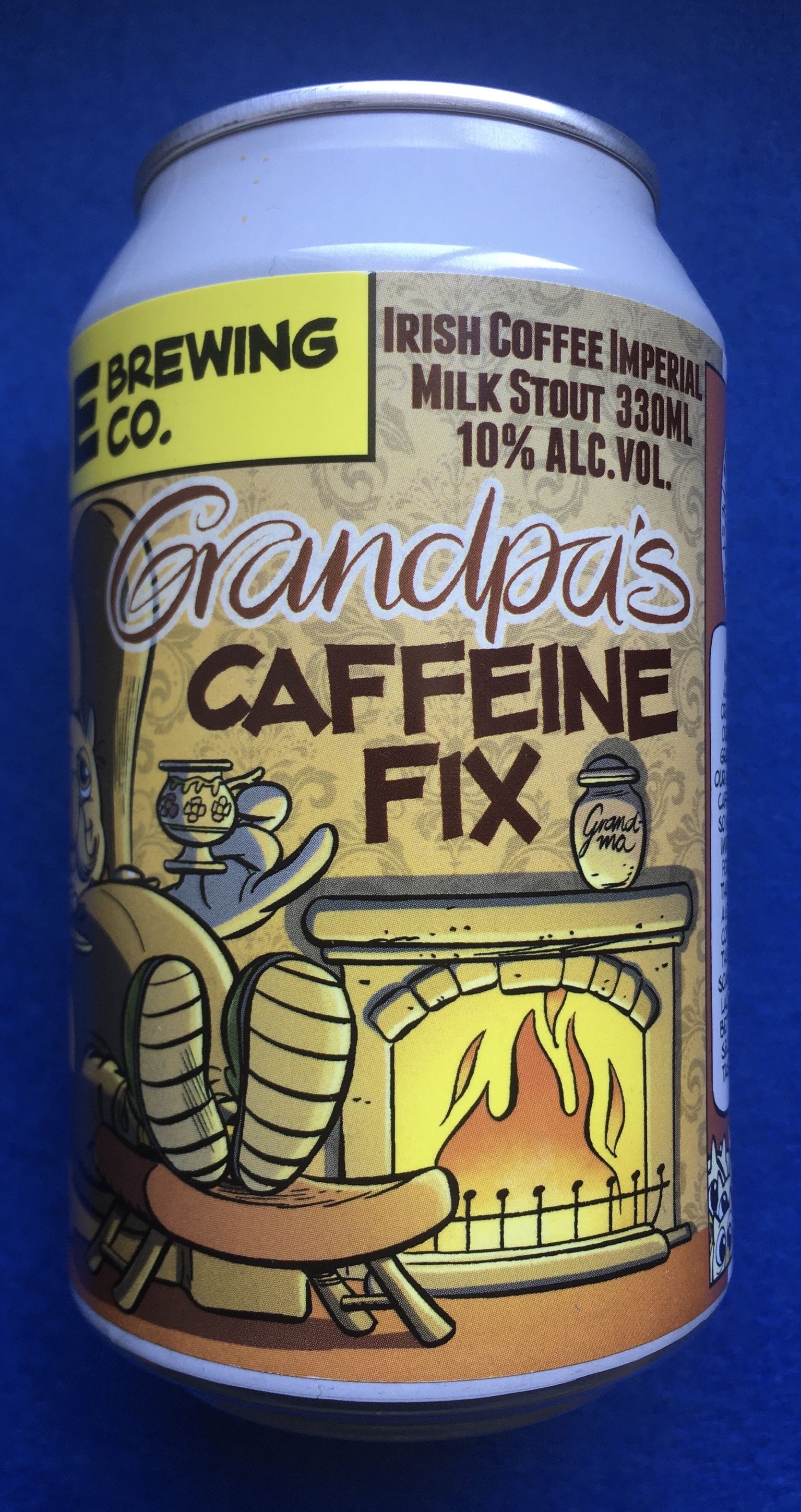 Grandpa’s Caffeine Fix - Uiltje Brewing Company (330 mL) alcohol collectible [Barcode 8719325539806] - Main Image 2
